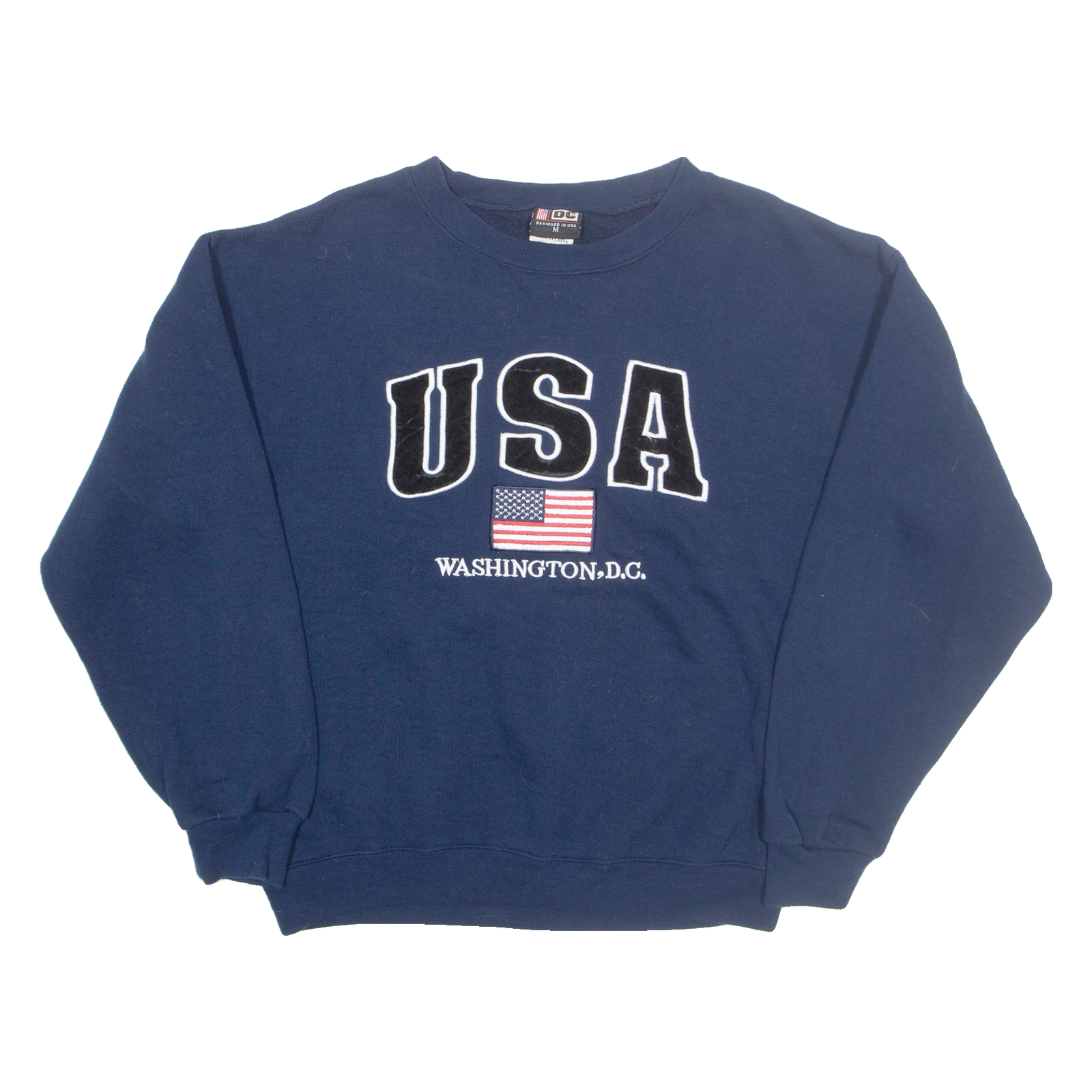 ONE DC USA Washington DC Mens Sweatshirt Blue USA M Refurbished - N/A refurbished available on Cerqular