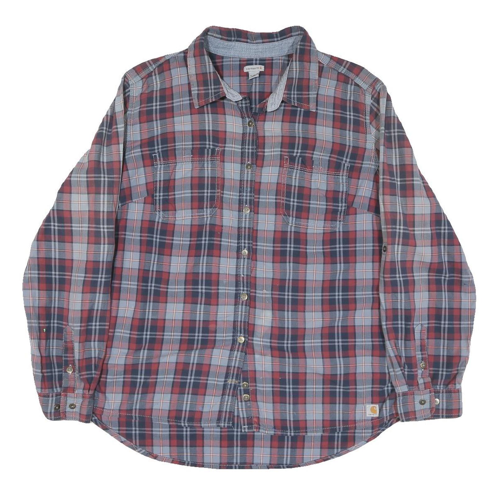 Buy CARHARTT Womens Blue & Red Check Shirt XL Cotton Blend Casual Workwear Refurbished - $50.69 CARHARTT Womens Blue & Red Check Shirt XL Cotton Blend Casual Workwear Refurbished - N/A refurbished available on Cerqular