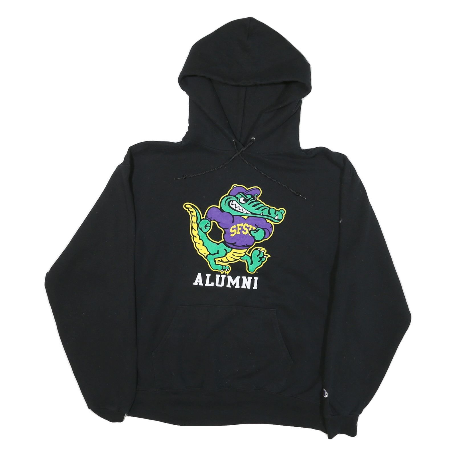 CHAMPION Mens Black SFSU Alumni Pullover Hoodie L Cotton Blend Casual Refurbished - N/A refurbished available on Cerqular