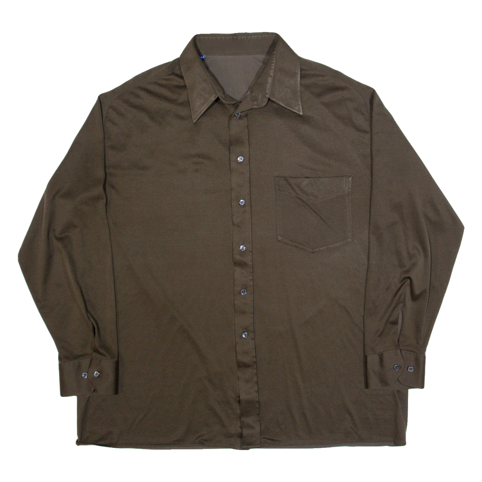 Buy Mens Plain Shirt Brown 90s Long Sleeve L Refurbished - $18.19 Mens Plain Shirt Brown 90s Long Sleeve L Refurbished - N/A refurbished available on Cerqular