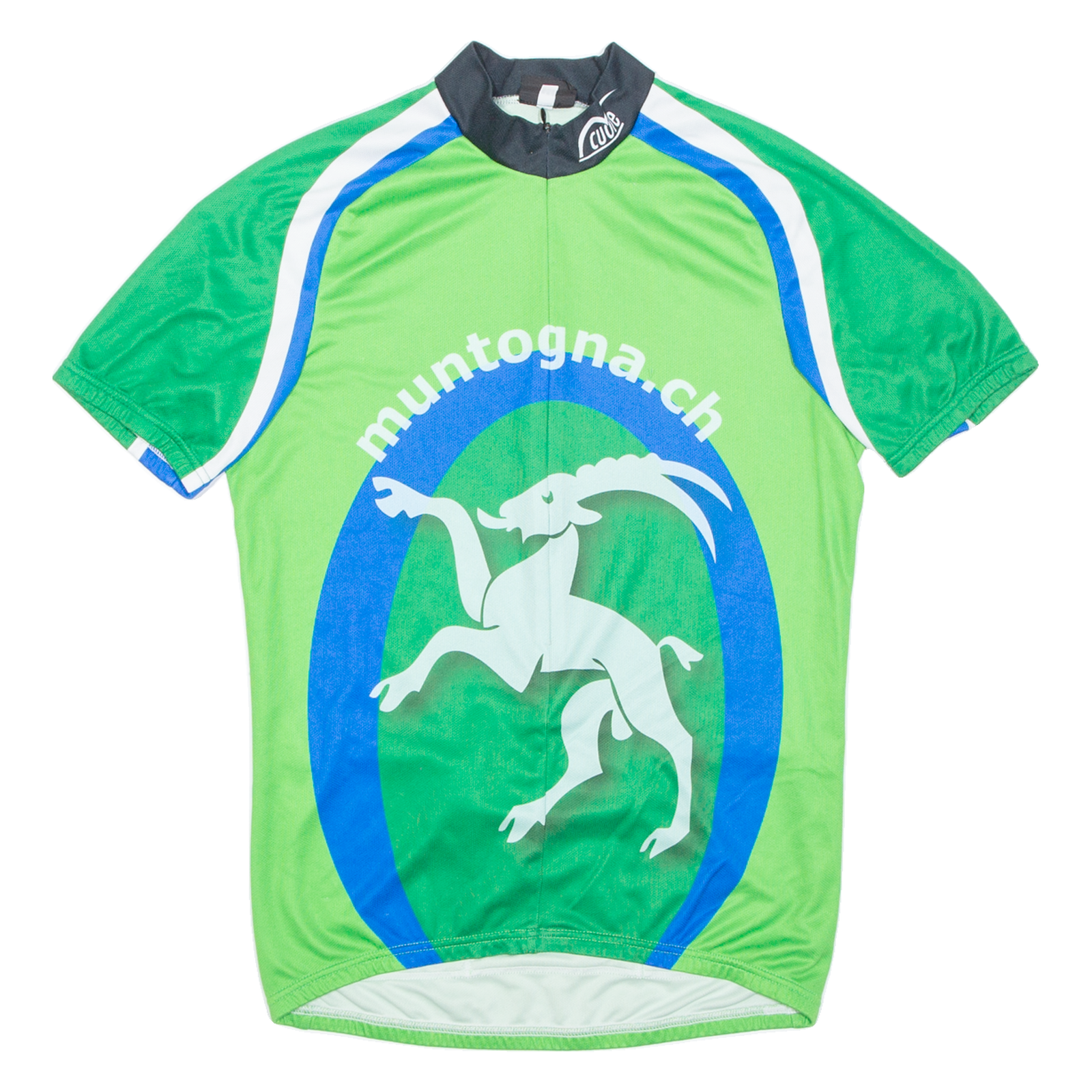 Cycling Mens Jersey Green 1/2 Zip M Refurbished - N/A refurbished available on Cerqular
