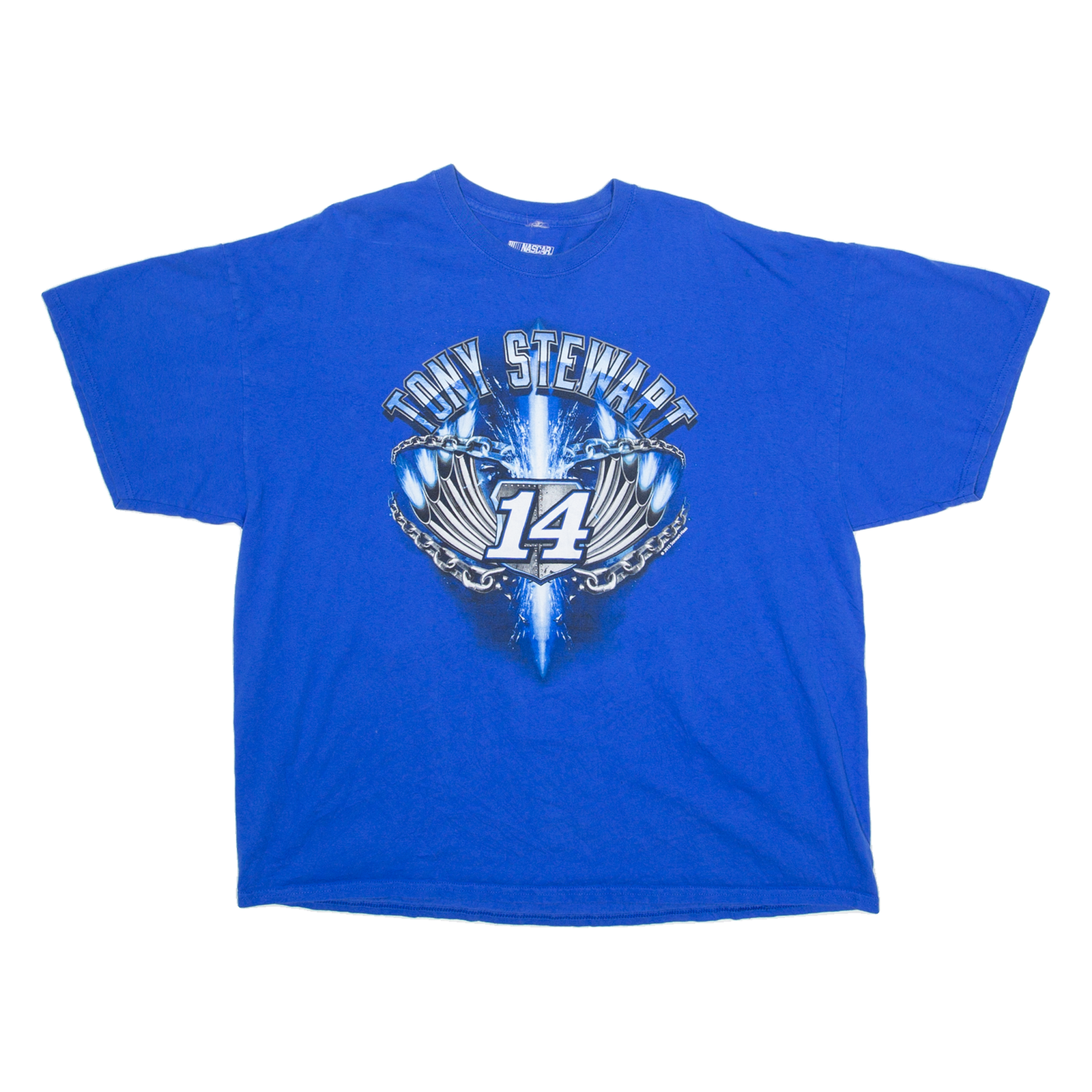 NASCAR Tony Stewert Mens T-Shirt Blue USA 2XL Refurbished - N/A refurbished available on Cerqular
