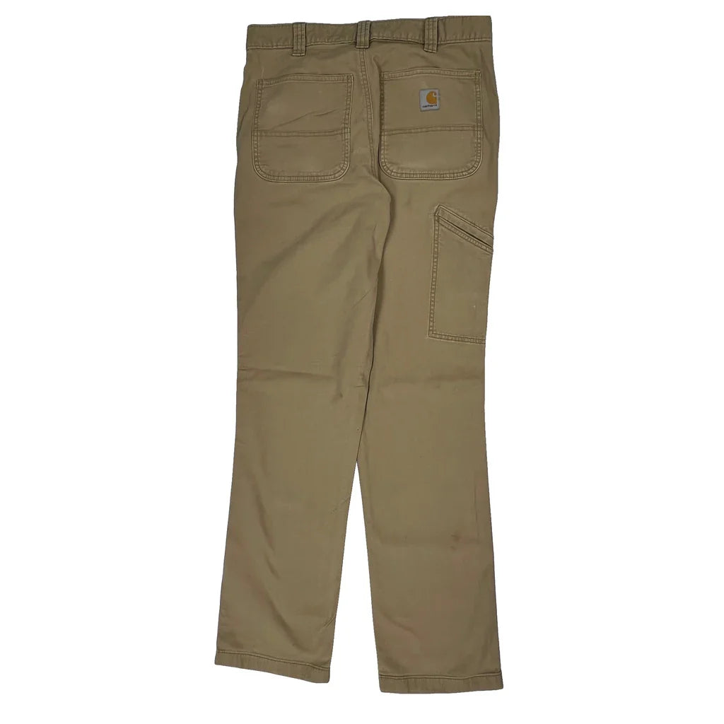 Buy Carhartt Carpenter Trousers - 32W 36L Beige Cotton Refurbished - $64.31 Carhartt Carpenter Trousers - 32W 36L Beige Cotton Refurbished - Thrifted (note: this is a term often used to describe second- refurbished available on Cerqular