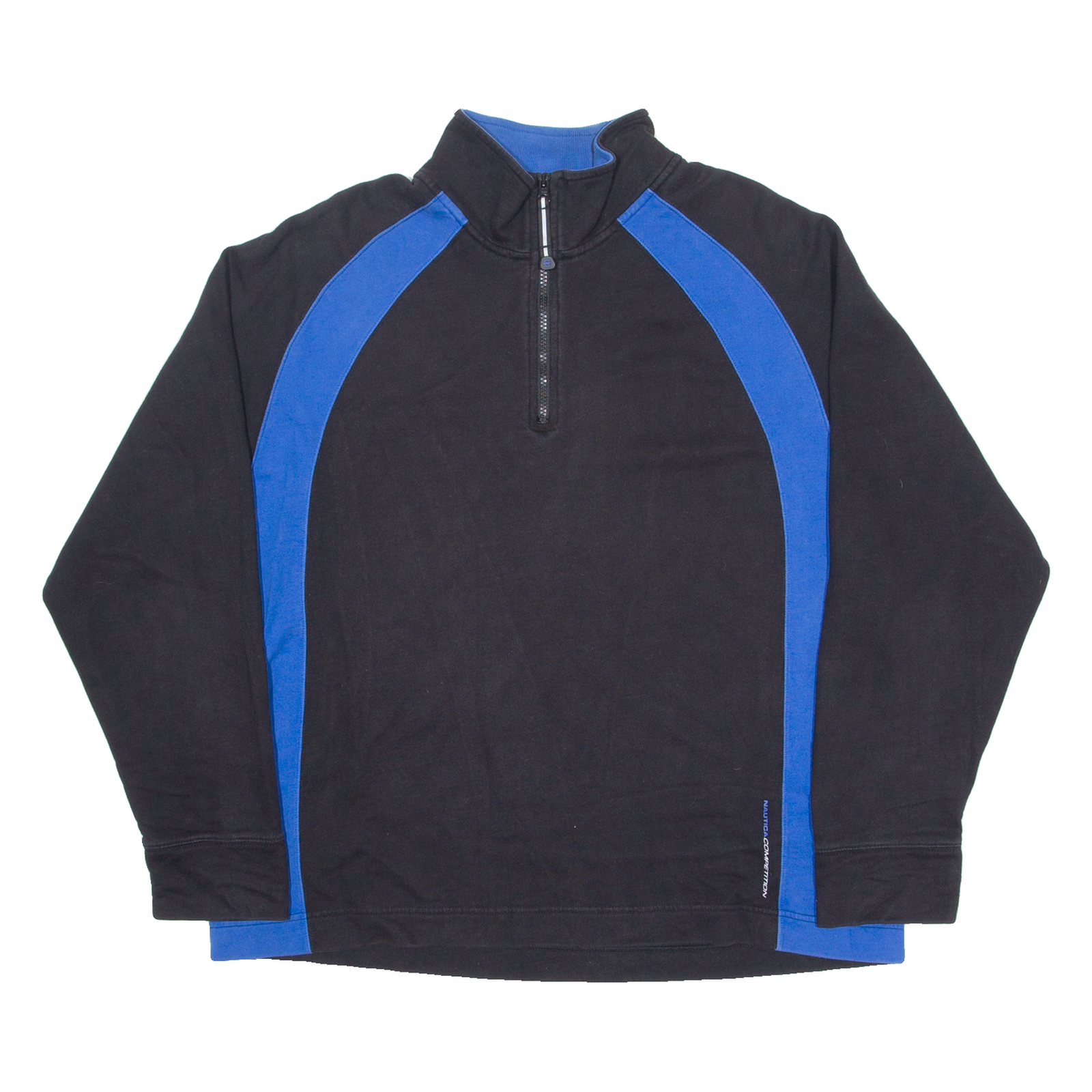 NAUTICA Mens Sweatshirt Black 1/4 Zip L Refurbished - N/A refurbished available on Cerqular