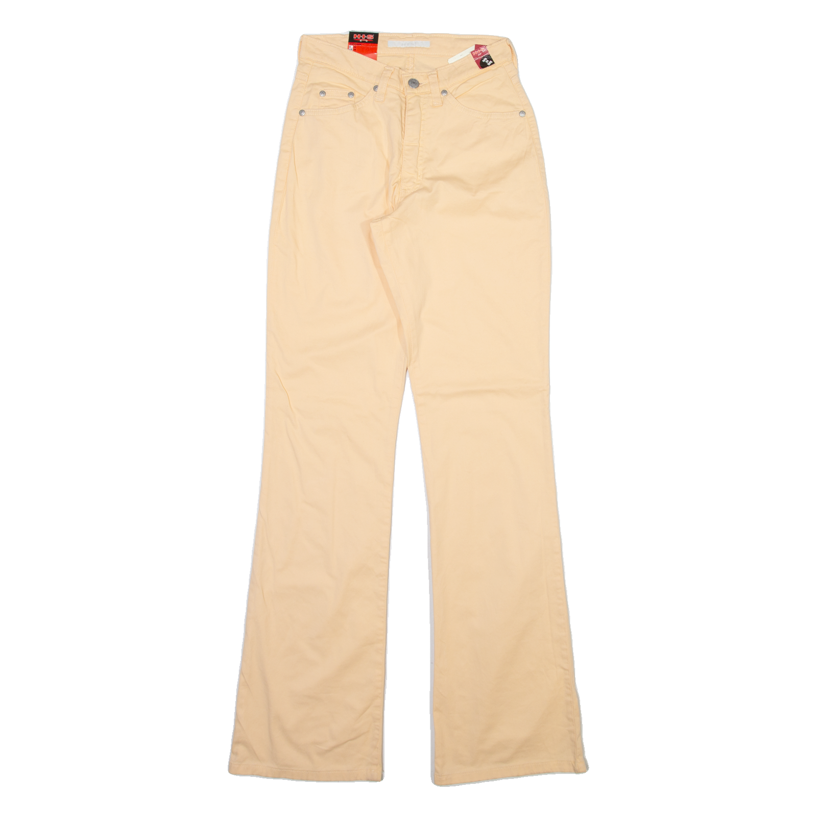 HIS Womens Trousers Orange Slim Bootcut W24 L33 Refurbished - N/A refurbished available on Cerqular