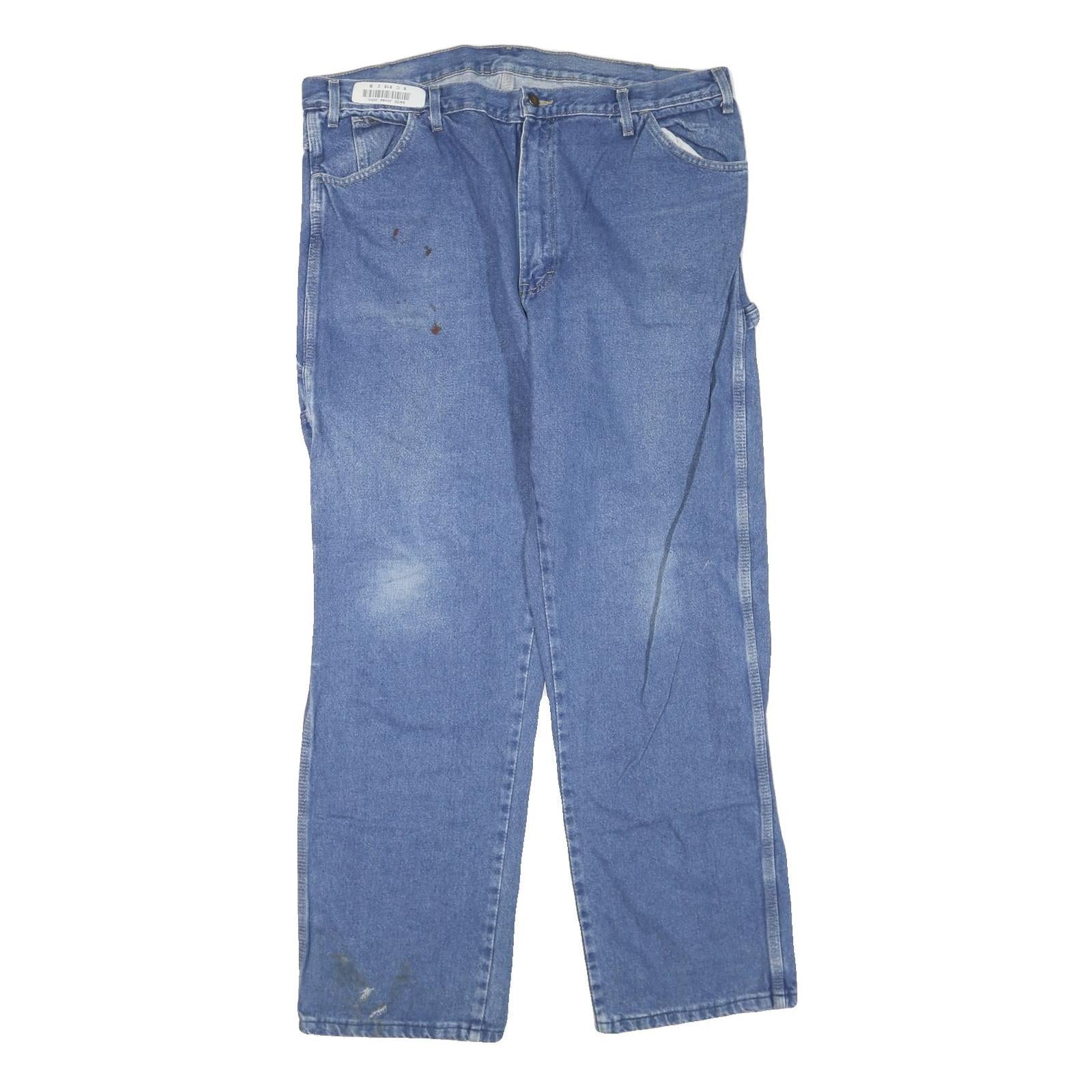 DICKIES Mens Blue Regular Fit Straight Leg Denim W40 L32 Utility Workwear Jeans Refurbished - N/A refurbished available on Cerqular