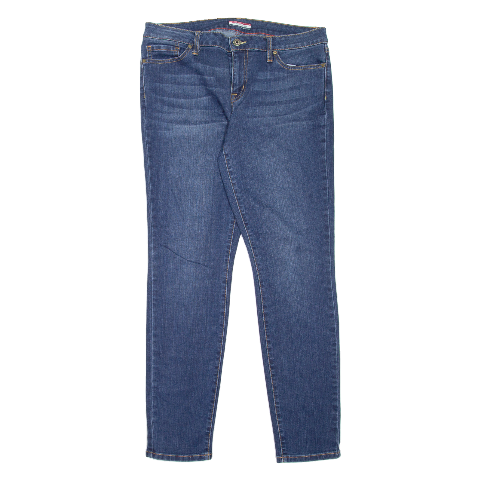 TOMMY HILFIGER Womens Jeans Blue Slim Skinny Stone Wash W32 L30 Refurbished - N/A refurbished available on Cerqular