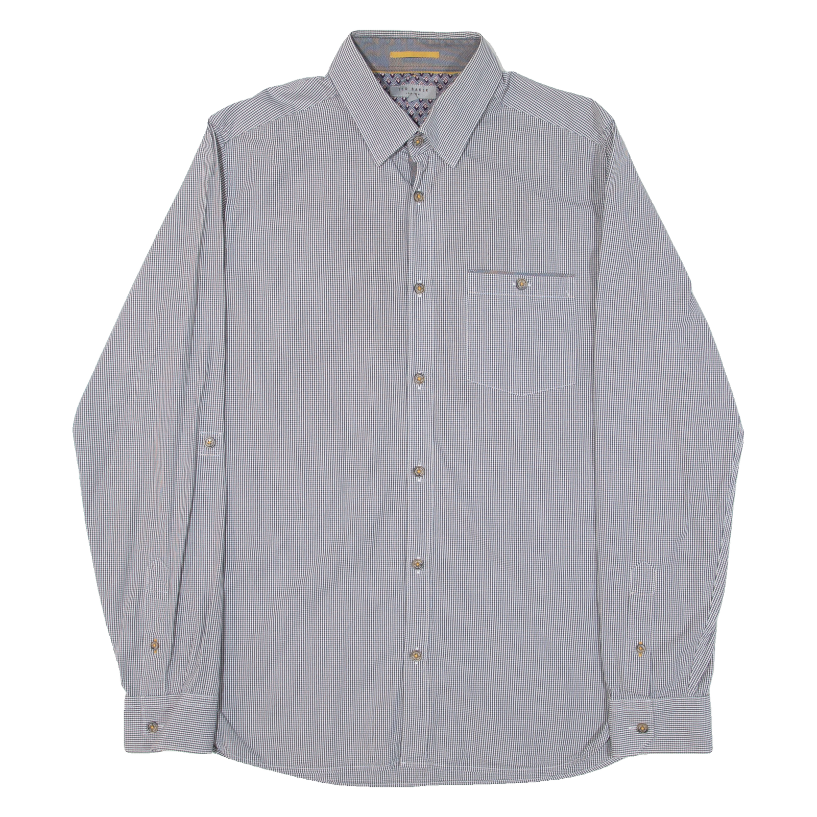 Buy TED BAKER Mens Shirt Blue Gingham Long Sleeve S Refurbished - $28.59 TED BAKER Mens Shirt Blue Gingham Long Sleeve S Refurbished - N/A refurbished available on Cerqular