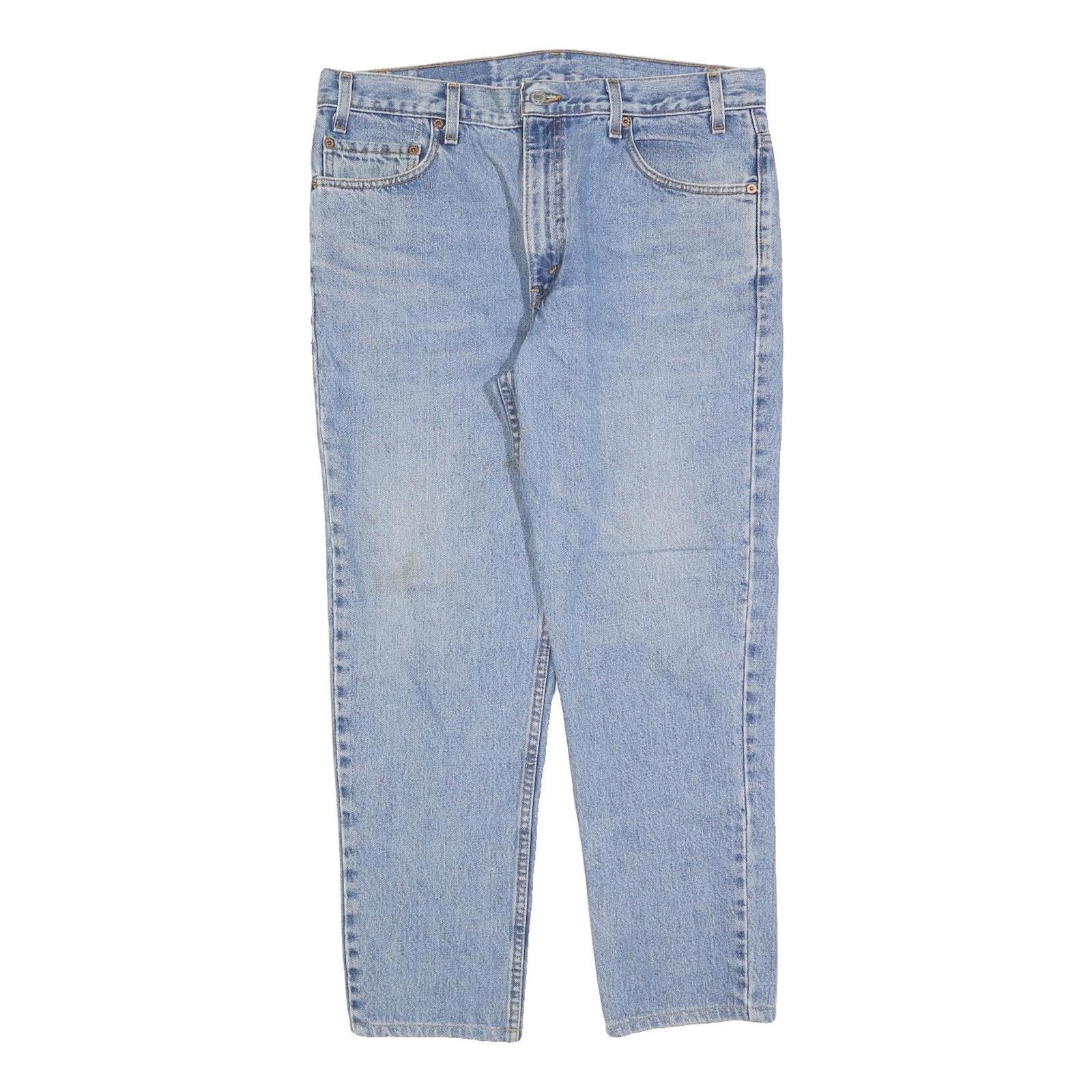 LEVI'S 512 Tapered Womens Jeans Blue Regular Tapered Denim Light W36 L26 Classic Refurbished - N/A refurbished available on Cerqular