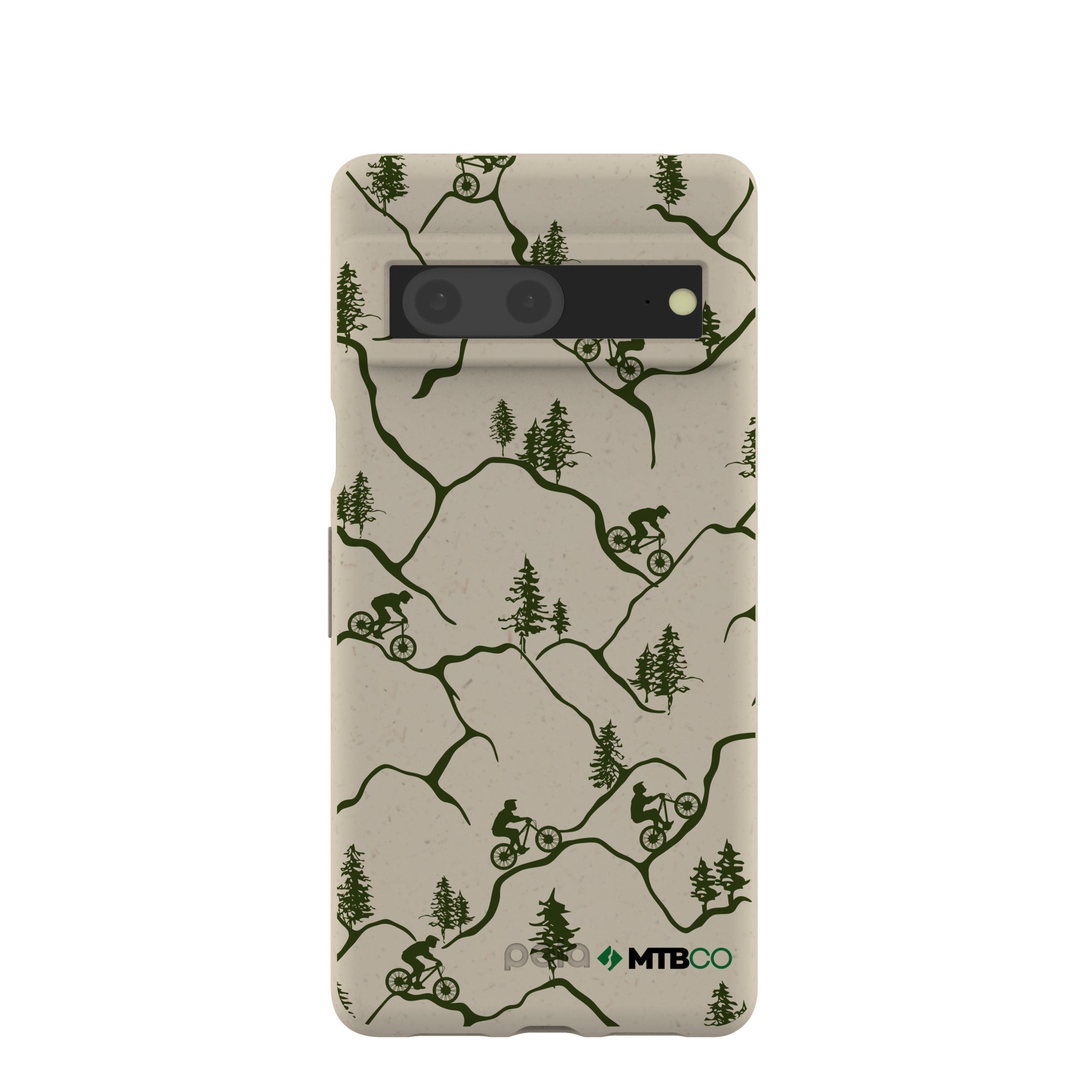 London Fog Bike Trek MTBCO Google Pixel 7 Case Refurbished - Pela Case refurbished available on Cerqular