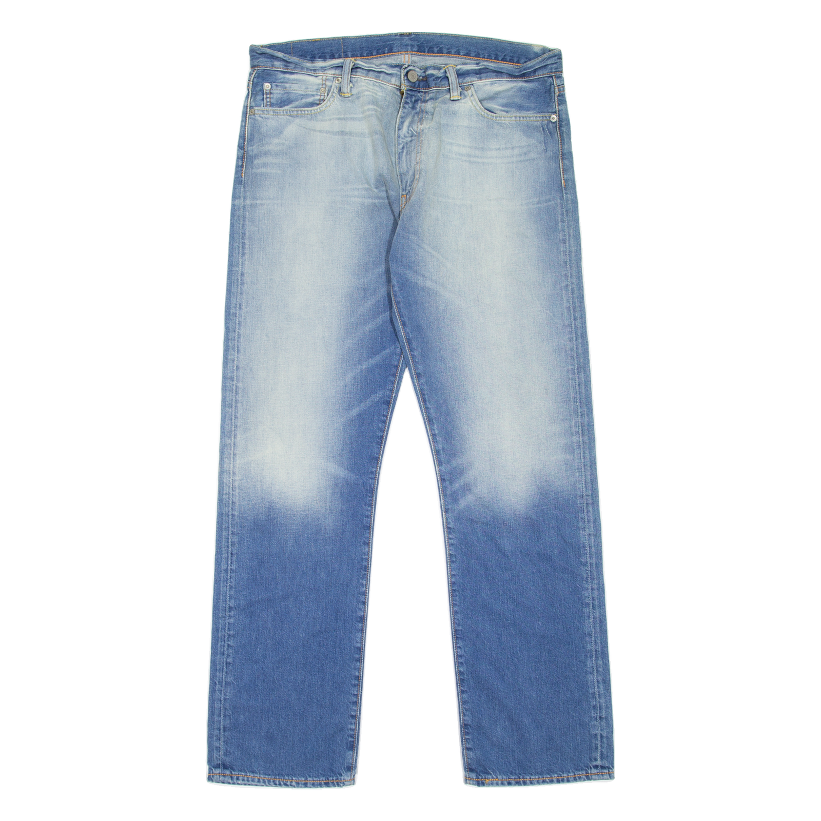 LEVI'S 504 Jeans Mens Blue Regular Straight Stone Wash W36 L32 Refurbished - N/A refurbished available on Cerqular