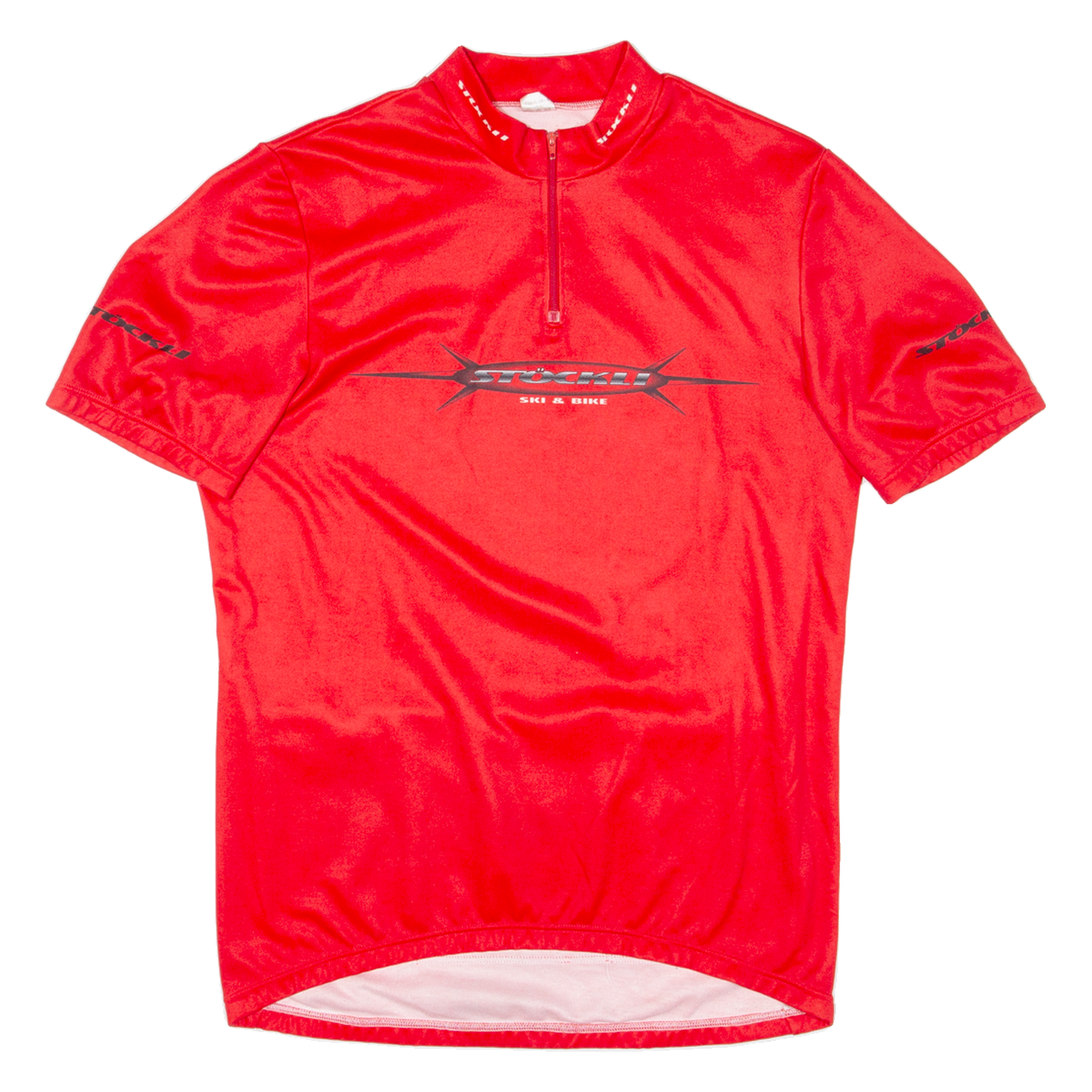 SKI AND BIKE Cycling Mens Jersey Red 1/4 Zip L Refurbished - N/A refurbished available on Cerqular