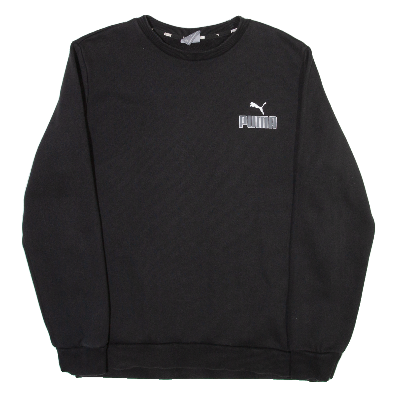 PUMA Mens Sweatshirt Black M Refurbished - N/A refurbished available on Cerqular