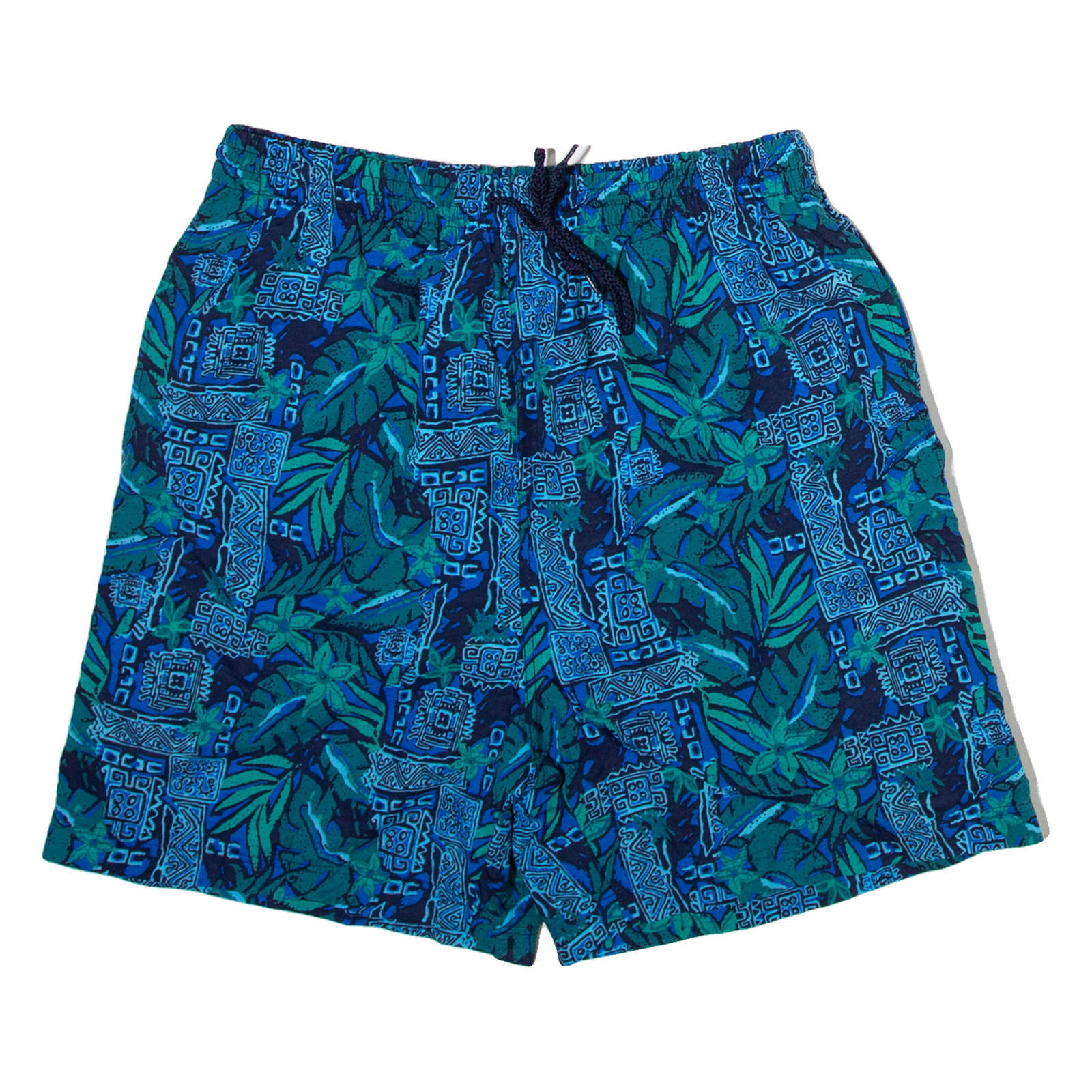 SPEED WAY Mens Swimming Shorts Blue Floral M W28 Refurbished - N/A refurbished available on Cerqular