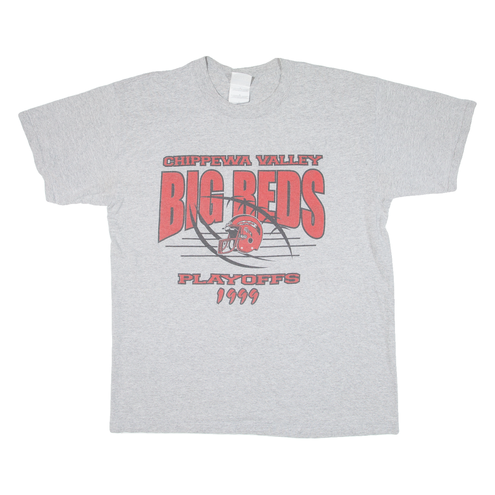 GILDAN Big Reds Playoffs 1999 Mens T-Shirt Grey USA L Refurbished - N/A refurbished available on Cerqular
