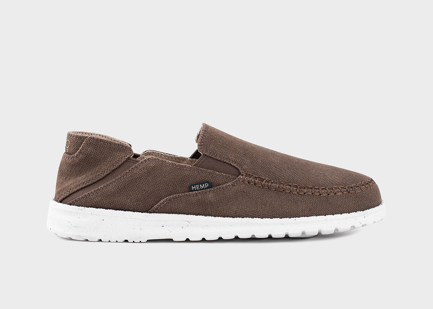 8000Kicks Sunslide - The Hemp Slip-On | Size: US W 10 | EU 41-42 | Color: Dark Brown Refurbished - 8000Kicks refurbished available on Cerqular
