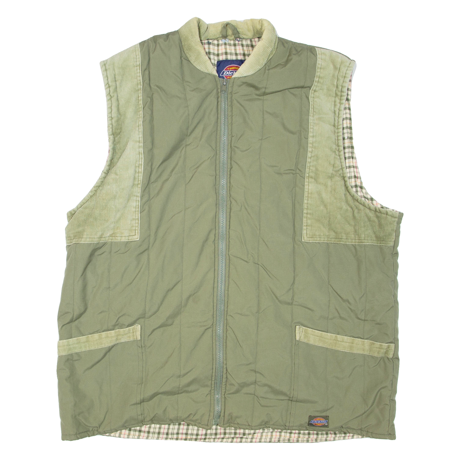 DICKIES Mens Gilet Green 2XL Refurbished - N/A refurbished available on Cerqular