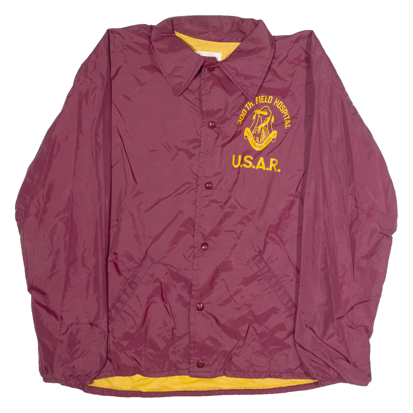 Buy RENNOC USAR 300th Field Hospital Mens Coach Jacket Maroon Nylon 80s USA L Refurbished - $36.39 RENNOC USAR 300th Field Hospital Mens Coach Jacket Maroon Nylon 80s USA L Refurbished - N/A refurbished available on Cerqular