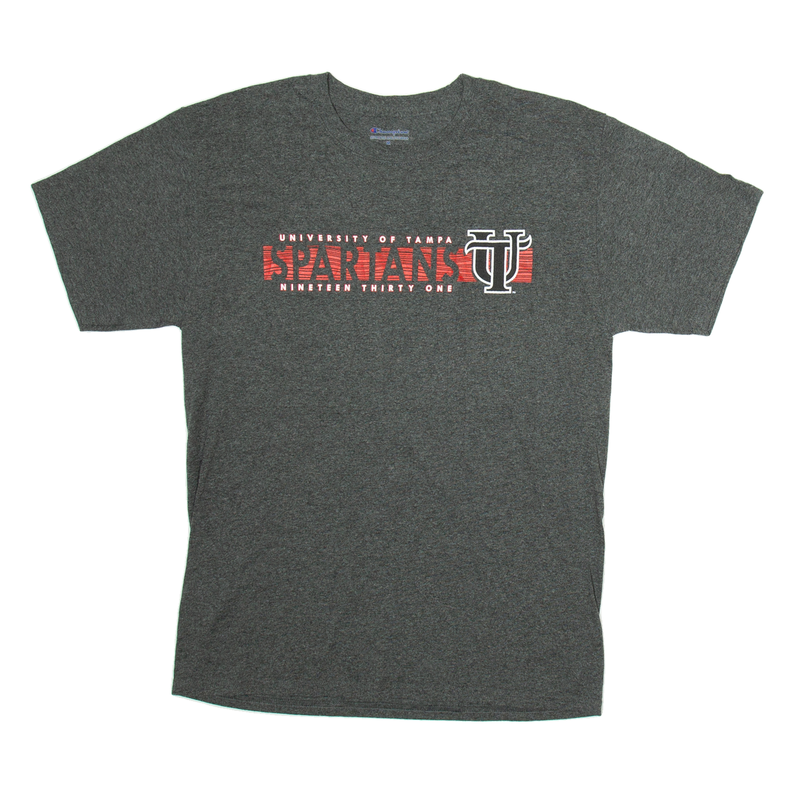 CHAMPION University Of Tampa Mens T-Shirt Grey USA M Refurbished - N/A refurbished available on Cerqular