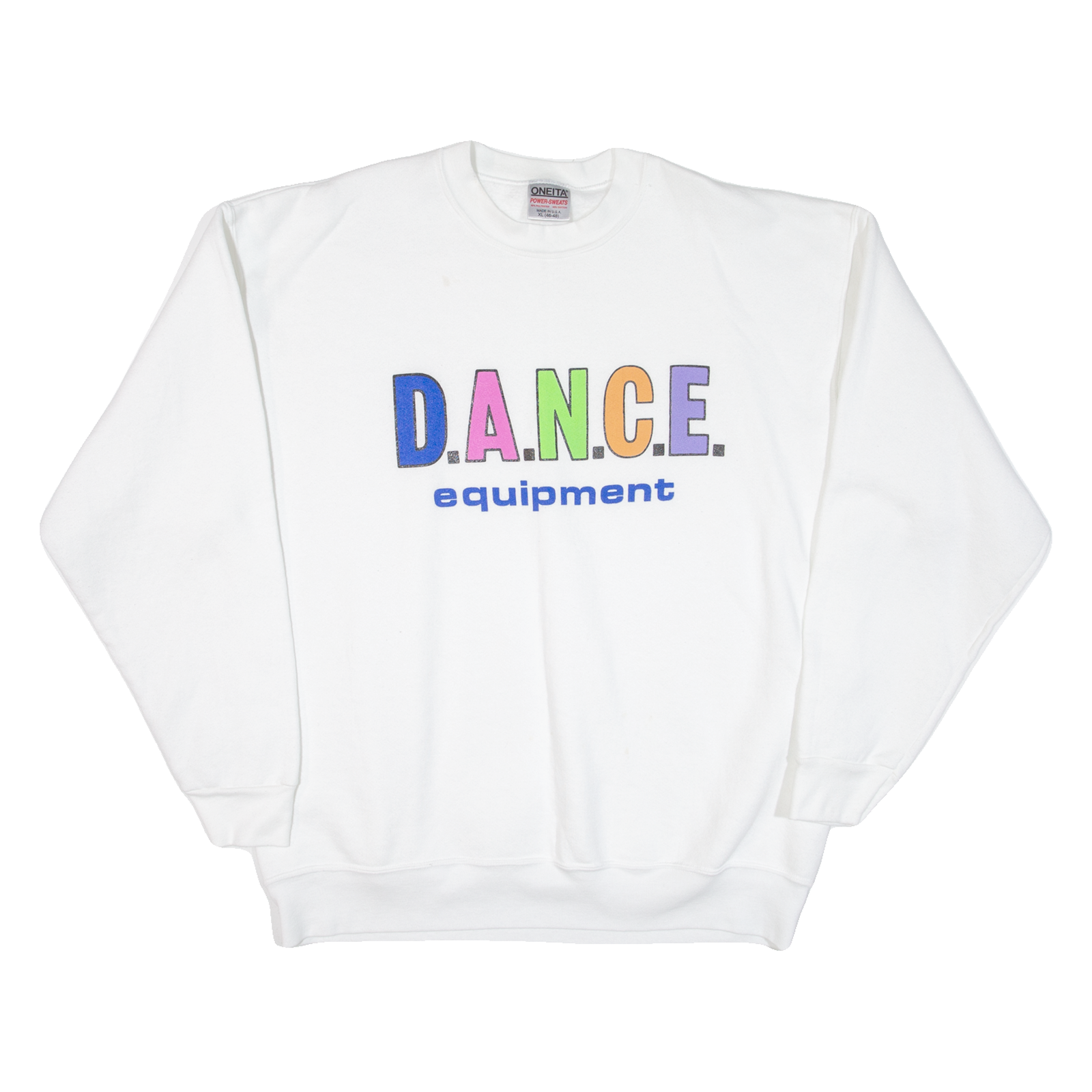 ONEITA D.a.n.c.e. Equipment Womens Sweatshirt White XL Refurbished - N/A refurbished available on Cerqular