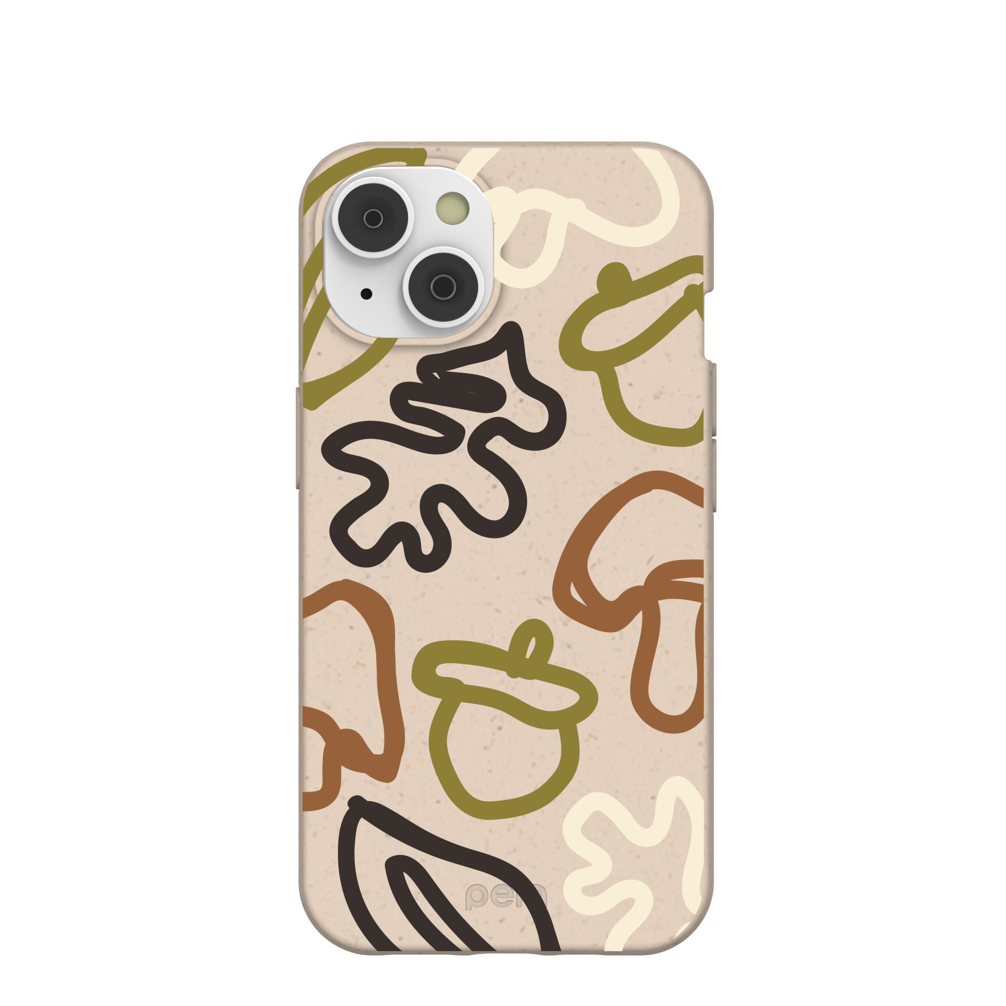 Seashell Forest Gems iPhone 14/16e Case Refurbished - Pela Case refurbished available on Cerqular