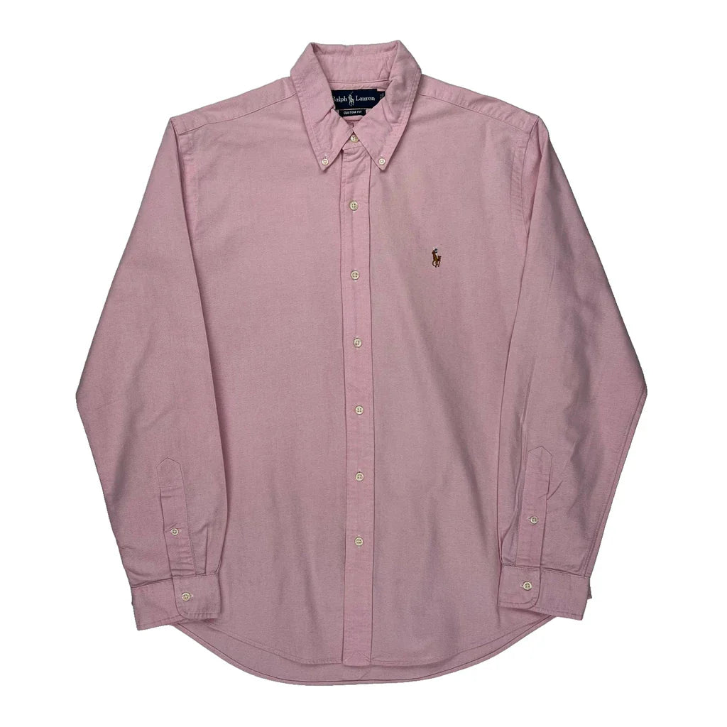 Buy Ralph Lauren Shirt - Large Pink Cotton Refurbished - $38.85 Ralph Lauren Shirt - Large Pink Cotton Refurbished - Thrifted (note: this is a term often used to describe second- refurbished available on Cerqular