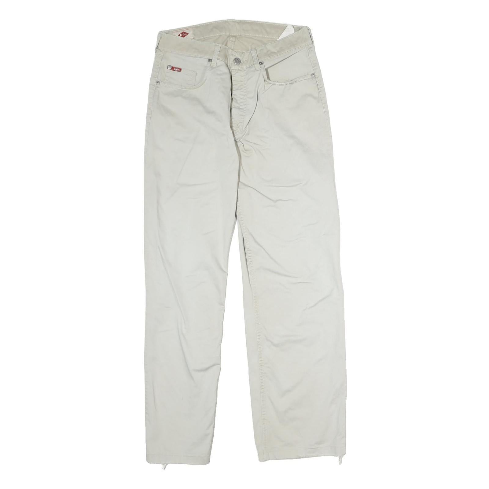 Buy LEE COOPER Mens Cotton White Regular Fit Straight Leg Trousers W36 L30 Casual Refurbished - $24.69 LEE COOPER Mens Cotton White Regular Fit Straight Leg Trousers W36 L30 Casual Refurbished - N/A refurbished available on Cerqular