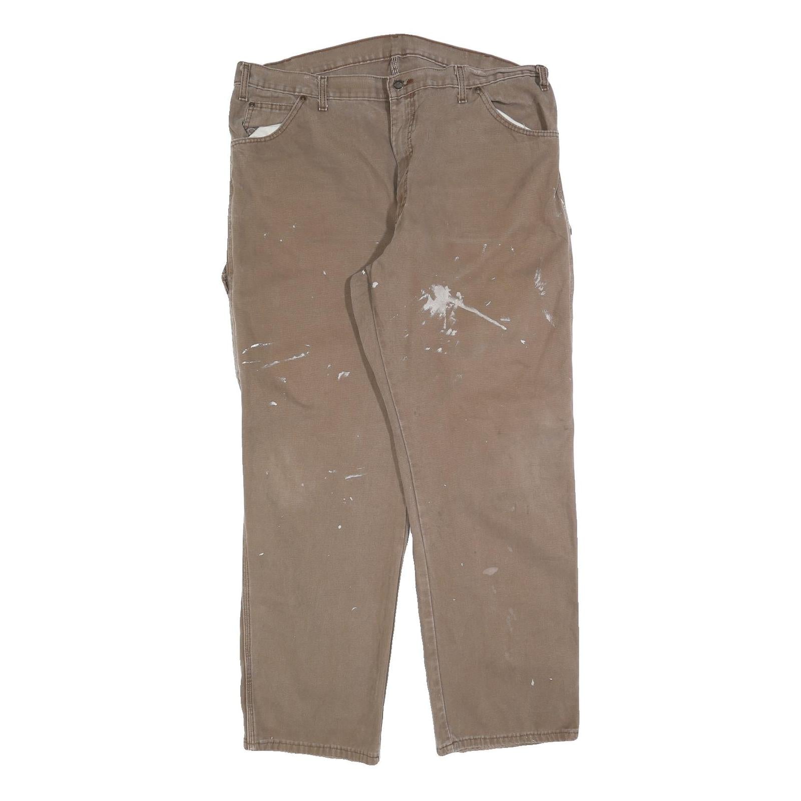 Buy DICKIES Mens Cotton Blend Brown Regular Straight Trousers W40 L32 Workwear Refurbished - $31.19 DICKIES Mens Cotton Blend Brown Regular Straight Trousers W40 L32 Workwear Refurbished - N/A refurbished available on Cerqular