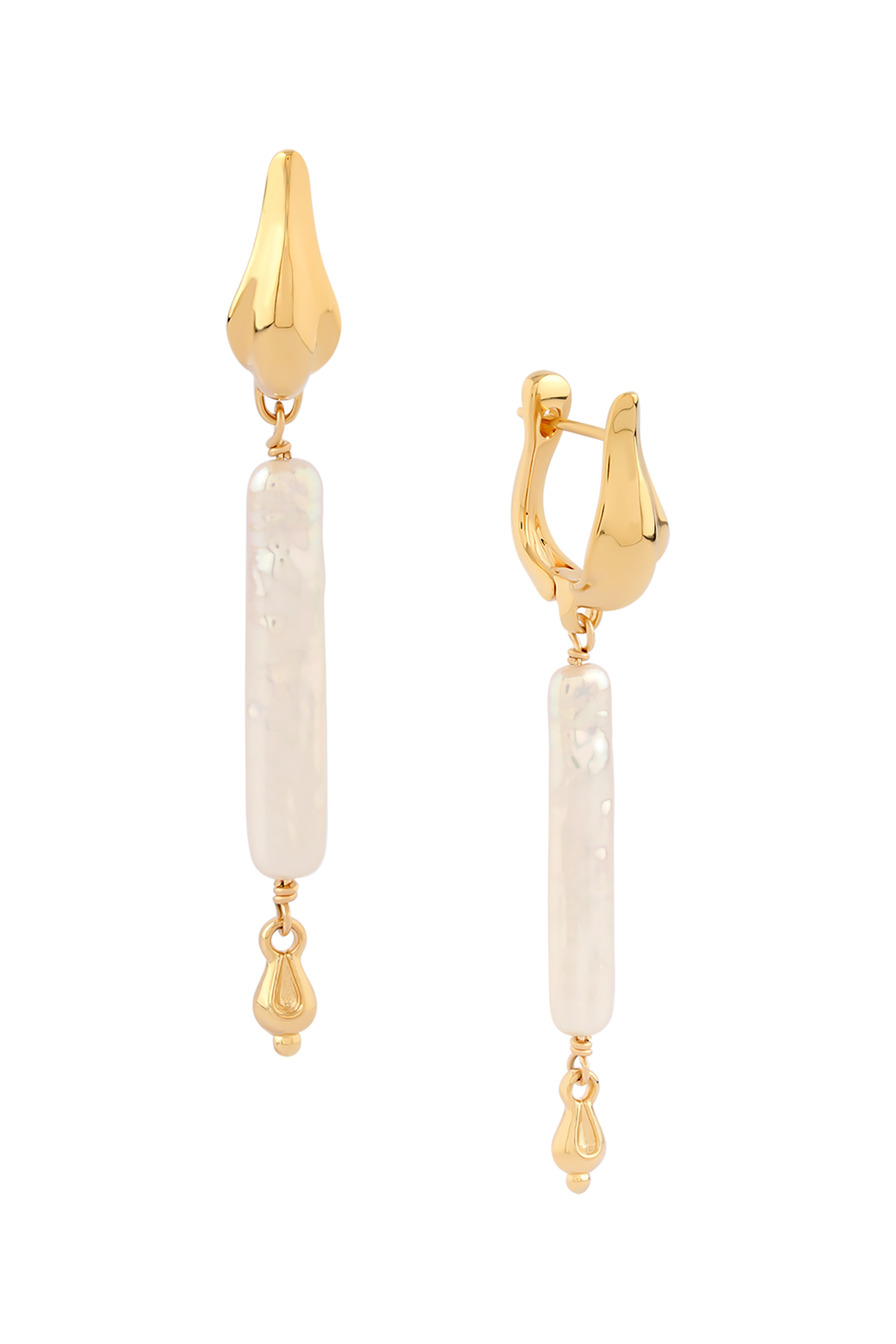 Artemis Pearl Huggies Gold | Size: 2.25 inch Refurbished - N/A (There is no well-known brand by the name "A refurbished available on Cerqular