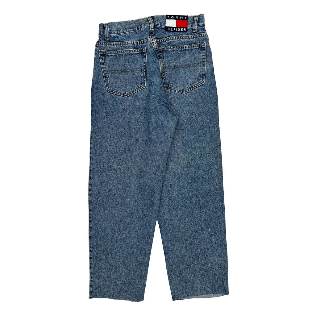 Tommy Hilfiger Jeans - 30W 32L Blue Cotton Refurbished - Thrifted (note: this is a term often used to describe second- refurbished available on Cerqular