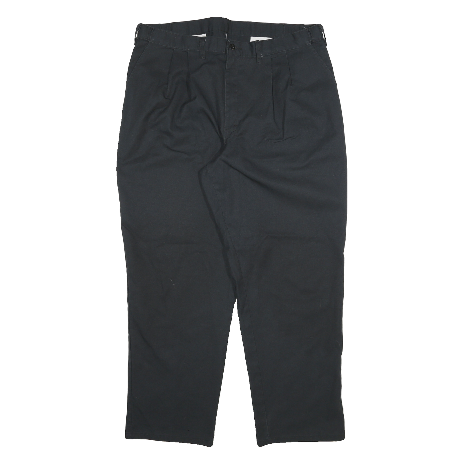 DICKIES Mens Cotton Blend Black Relaxed Straight Trousers W36 L30 Workwear Zip Refurbished - N/A refurbished available on Cerqular