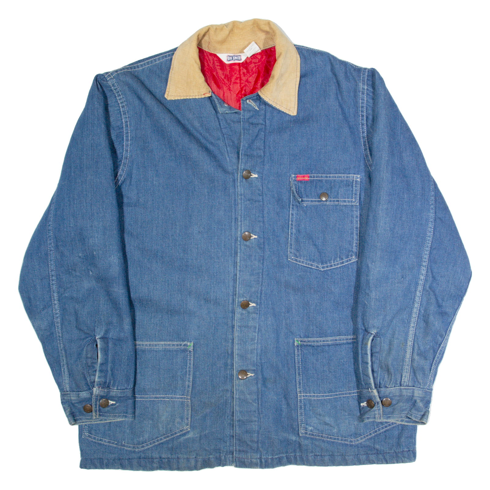 Buy BIG SMITH Mens Chore Jacket Blue 90s XL Refurbished - $120.89 BIG SMITH Mens Chore Jacket Blue 90s XL Refurbished - N/A refurbished available on Cerqular