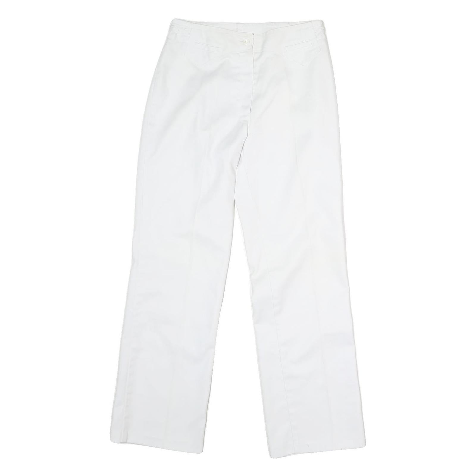 Buy White Womens Cotton Regular Fit Straight Leg Trousers W26 L28 Classic Zip Refurbished - $23.39 White Womens Cotton Regular Fit Straight Leg Trousers W26 L28 Classic Zip Refurbished - N/A refurbished available on Cerqular