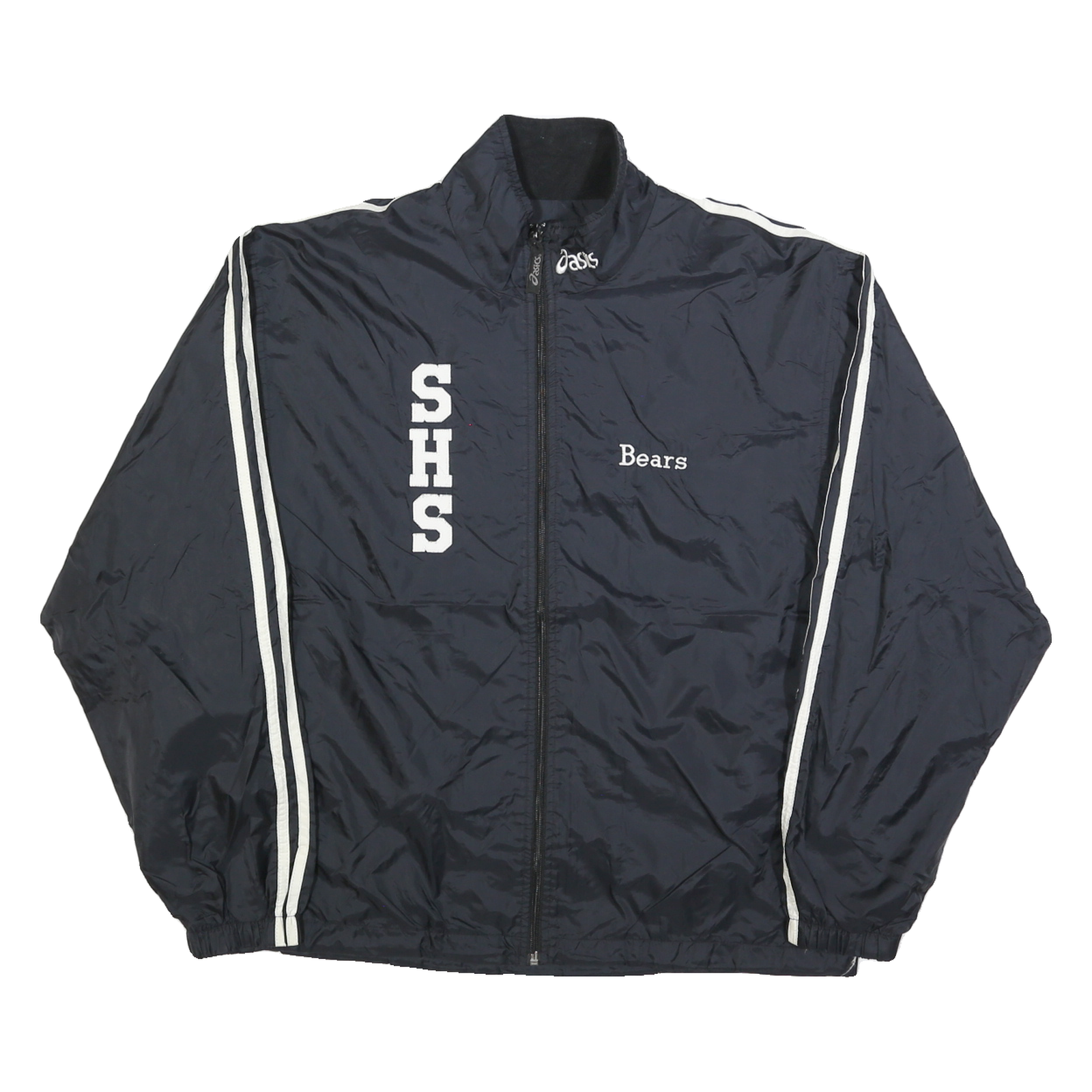 Buy ASICS Mens Navy Blue Bears Track Jacket S Polyester Zip Plain Sportswear Refurbished - $49.39 ASICS Mens Navy Blue Bears Track Jacket S Polyester Zip Plain Sportswear Refurbished - N/A refurbished available on Cerqular