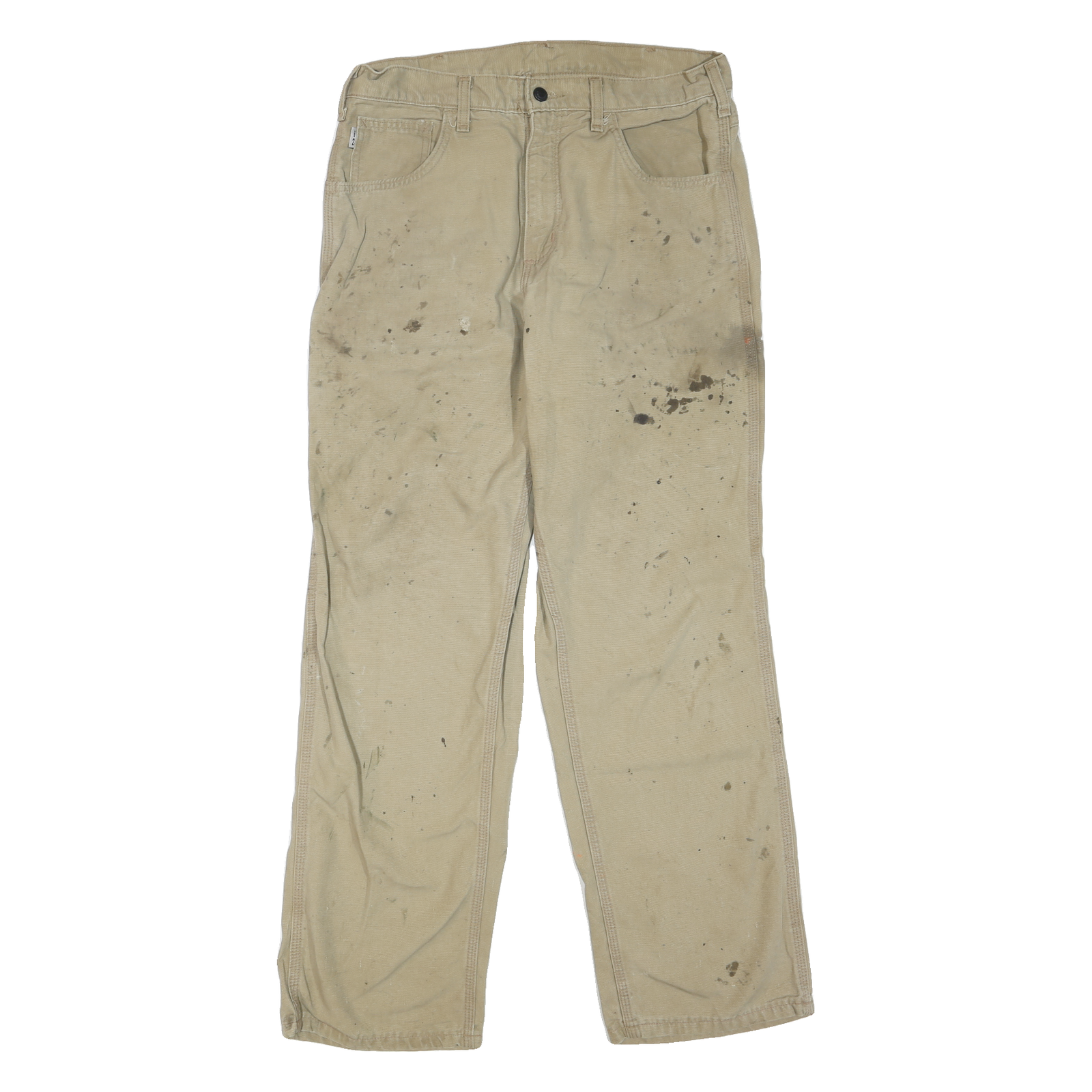 Buy CARHARTT Mens Cotton Blend Beige Regular Straight Trousers W33 L32 Workwear Zip Refurbished - $44.19 CARHARTT Mens Cotton Blend Beige Regular Straight Trousers W33 L32 Workwear Zip Refurbished - N/A refurbished available on Cerqular