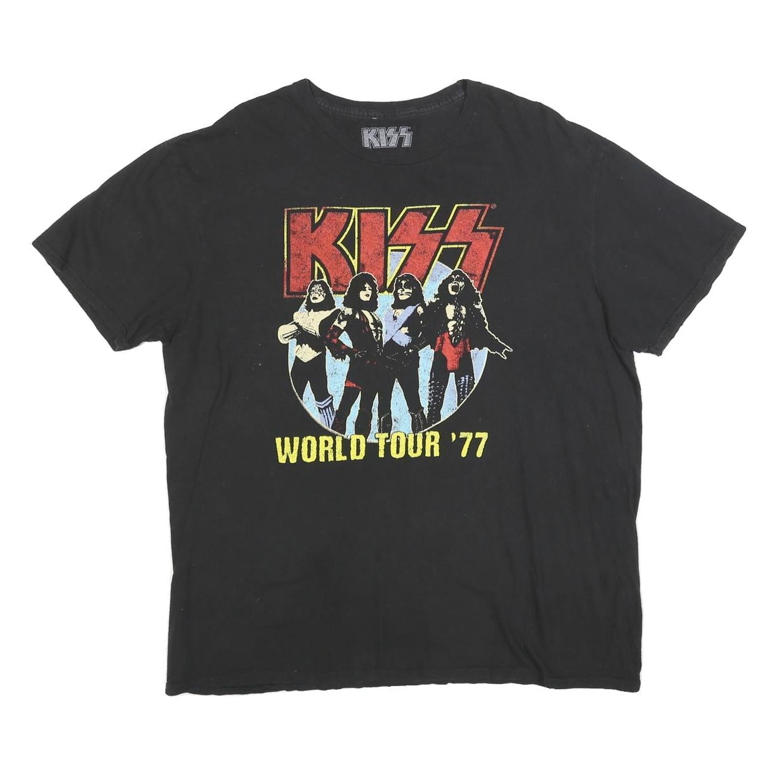 Buy KISS Womens Black Red Graphic T-Shirt XL Short Sleeve Crew Neck Rock Band Refurbished - $19.49 KISS Womens Black Red Graphic T-Shirt XL Short Sleeve Crew Neck Rock Band Refurbished - N/A refurbished available on Cerqular