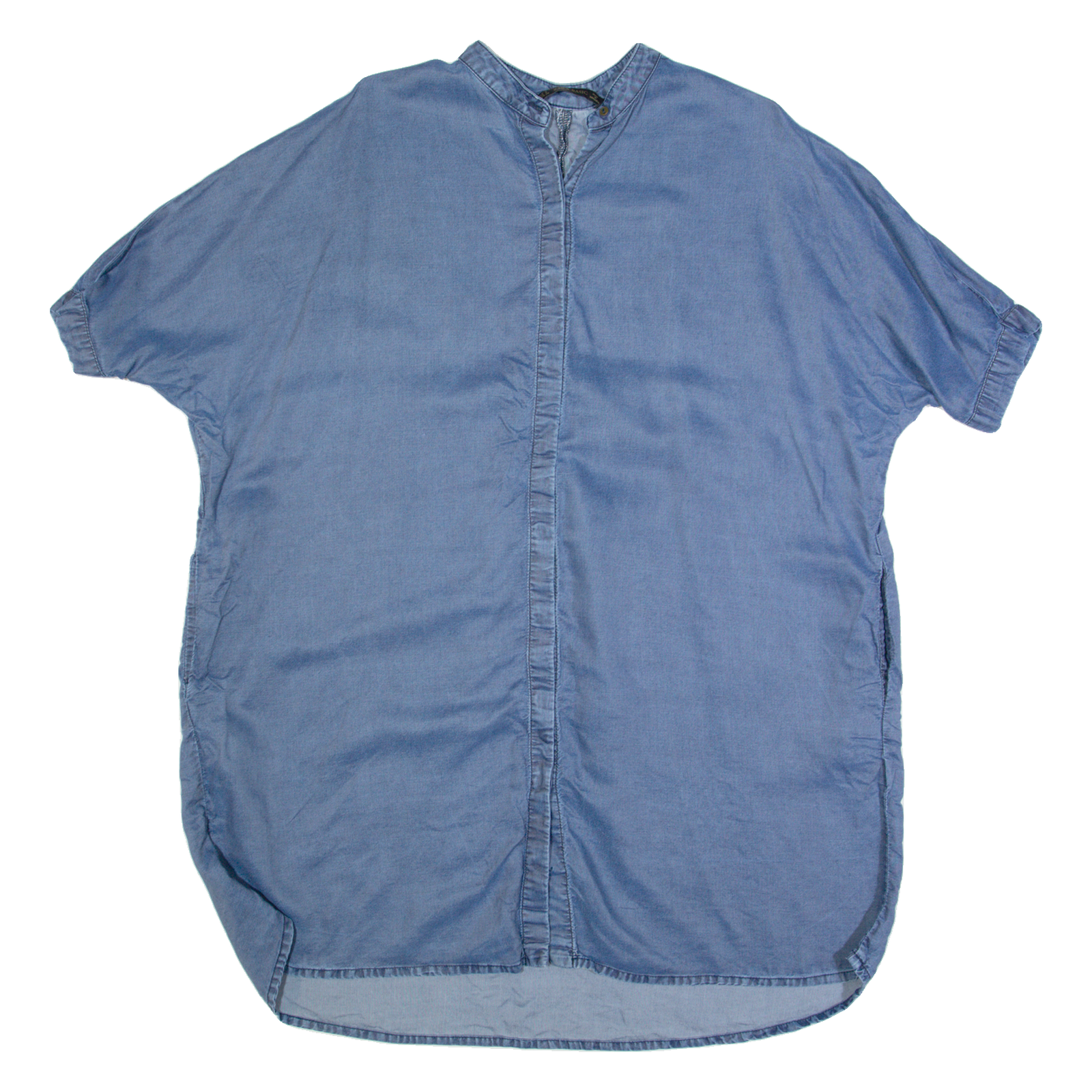 Buy ZARA BASIC Oversized Womens Shirt Dress Blue Short Sleeve Knee Length S Refurbished - $27.29 ZARA BASIC Oversized Womens Shirt Dress Blue Short Sleeve Knee Length S Refurbished - N/A refurbished available on Cerqular