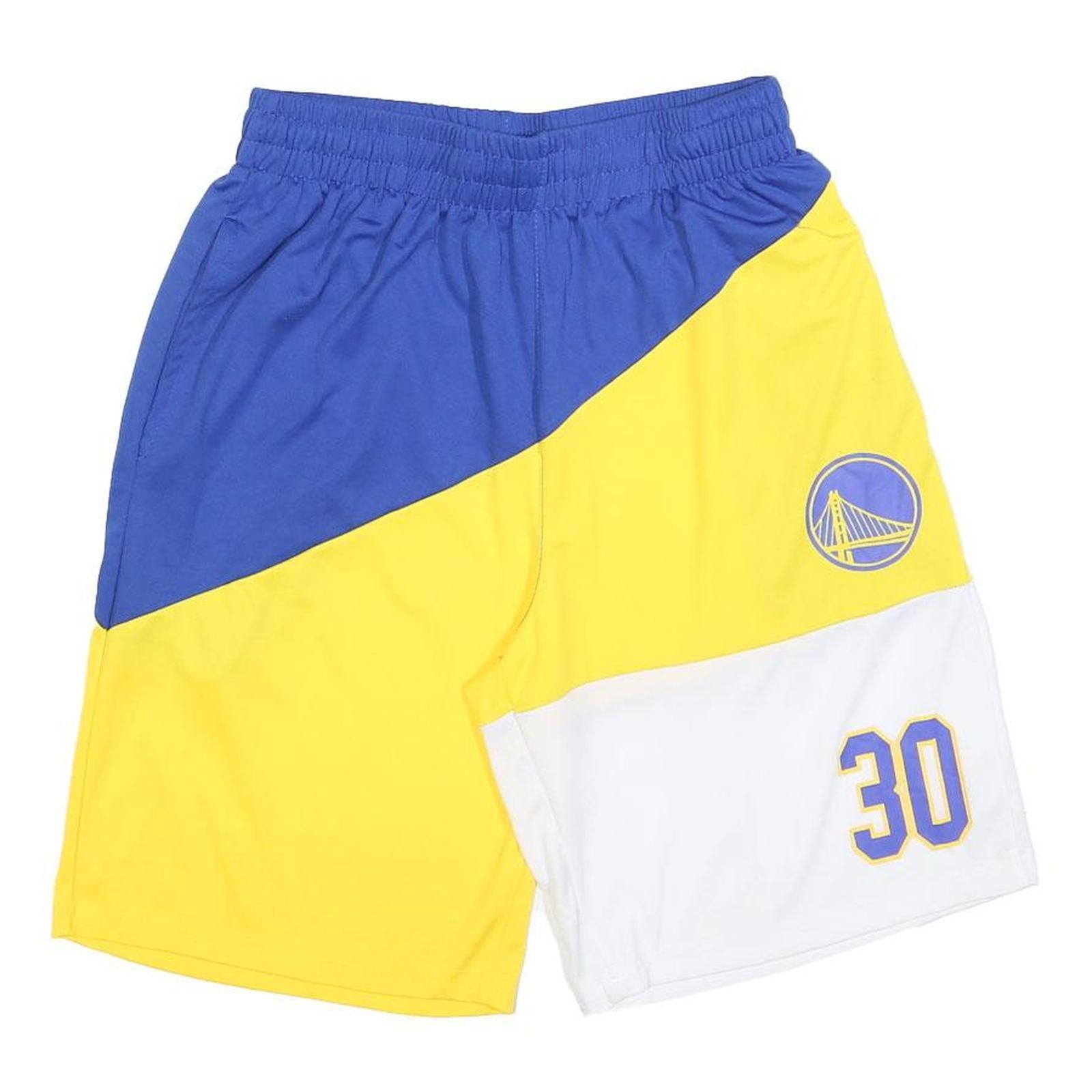 NBA Mens Shorts Blue & Yellow Golden State Warriors Casual M W28 Sports Refurbished - N/A refurbished available on Cerqular