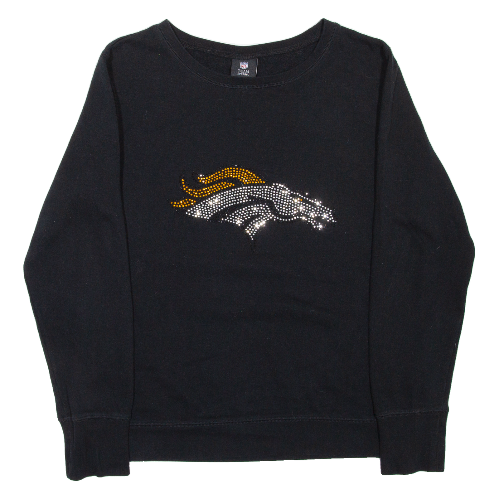 NFL Denver Broncos Womens Sweatshirt Black USA L Refurbished - N/A refurbished available on Cerqular