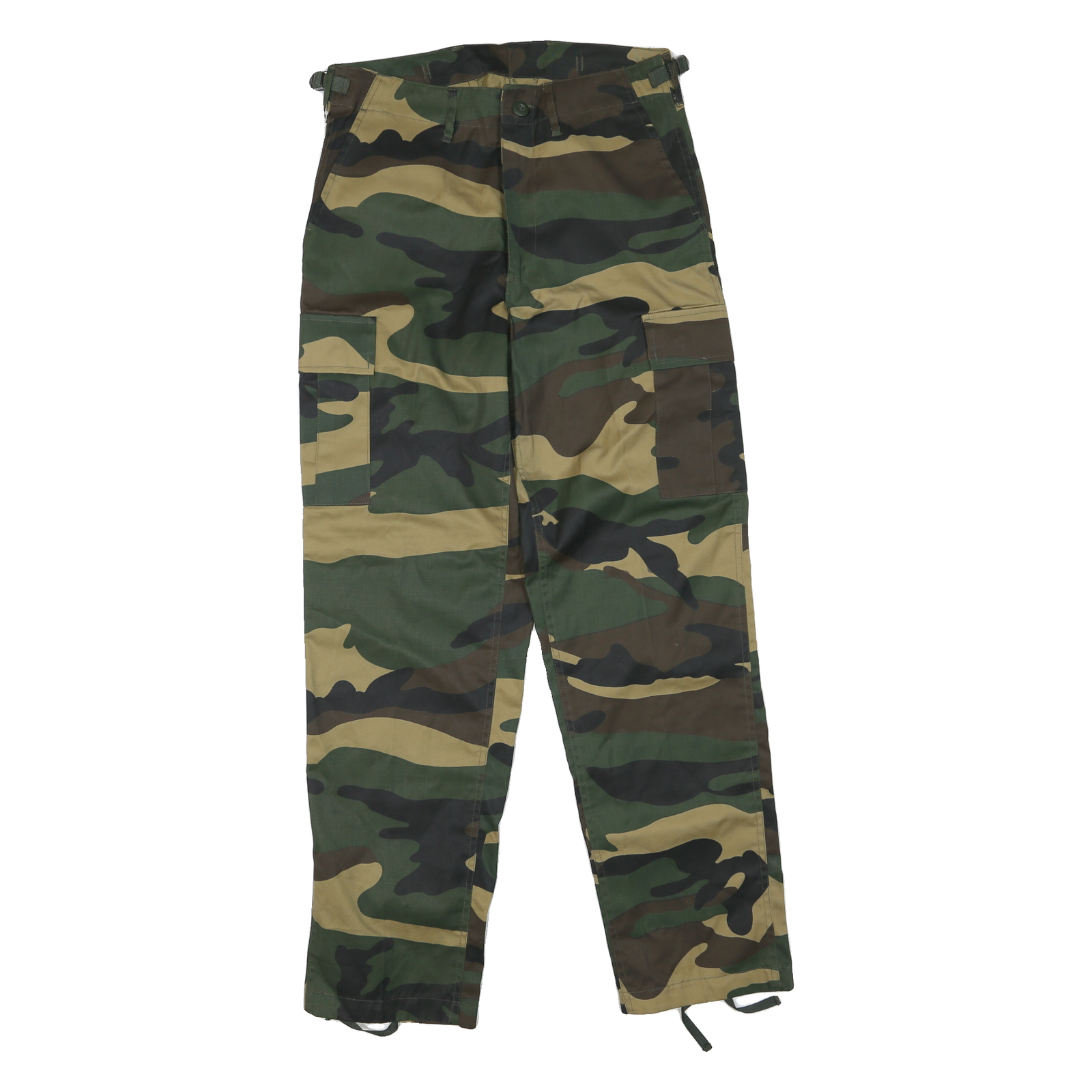 Womens Polyester Blend Regular Fit Camouflage Zip Closure Trousers W32 L30 Cargo Refurbished - N/A refurbished available on Cerqular