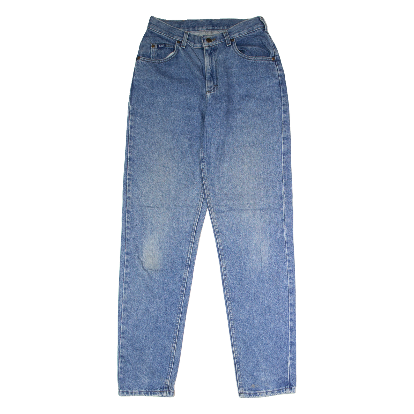 LEE Womens Jeans Blue Regular Straight Stone Wash W28 L33 Refurbished - N/A refurbished available on Cerqular