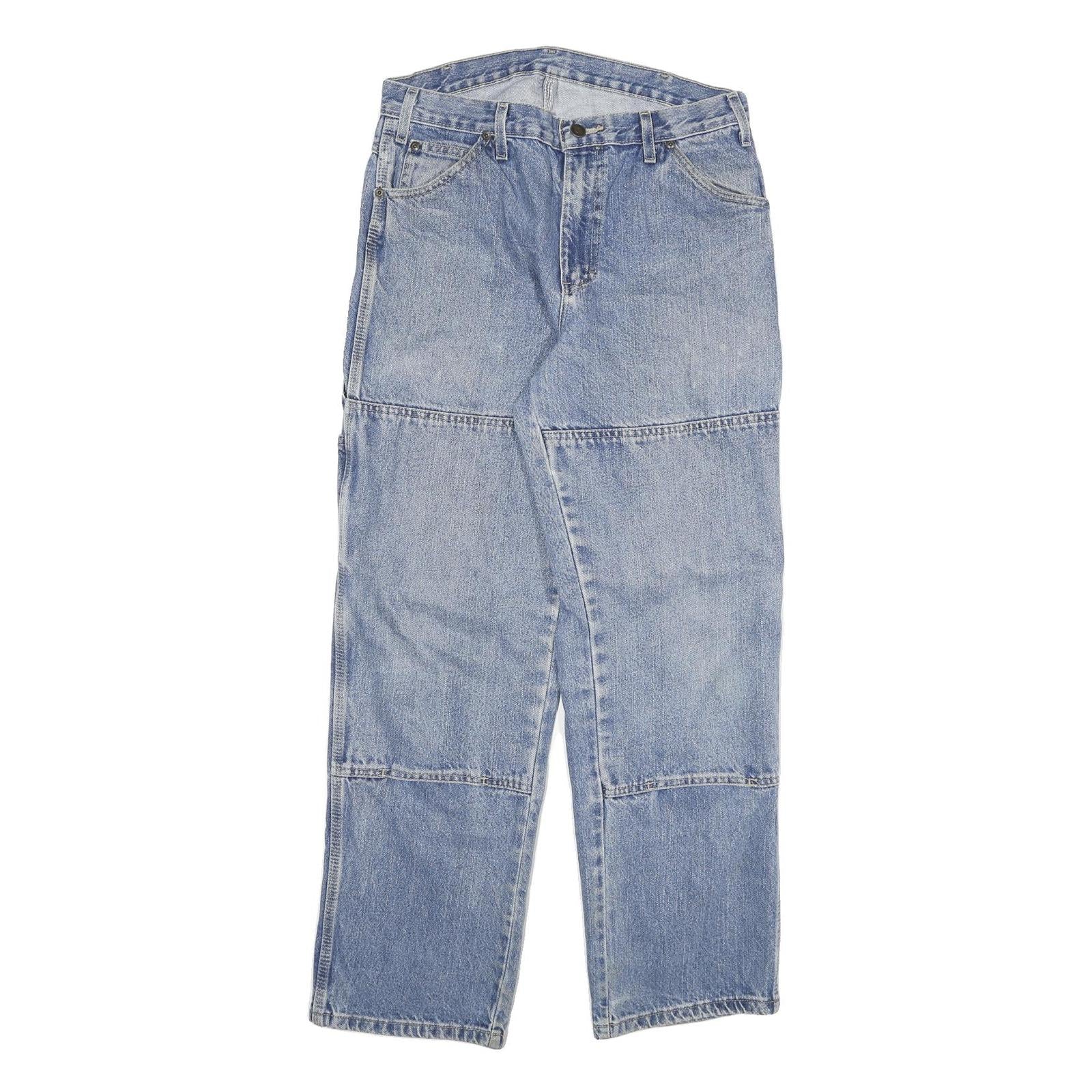 DICKIES Mens Blue Regular Straight Denim Light W30 L30 Casual Workwear Jeans Refurbished - N/A refurbished available on Cerqular