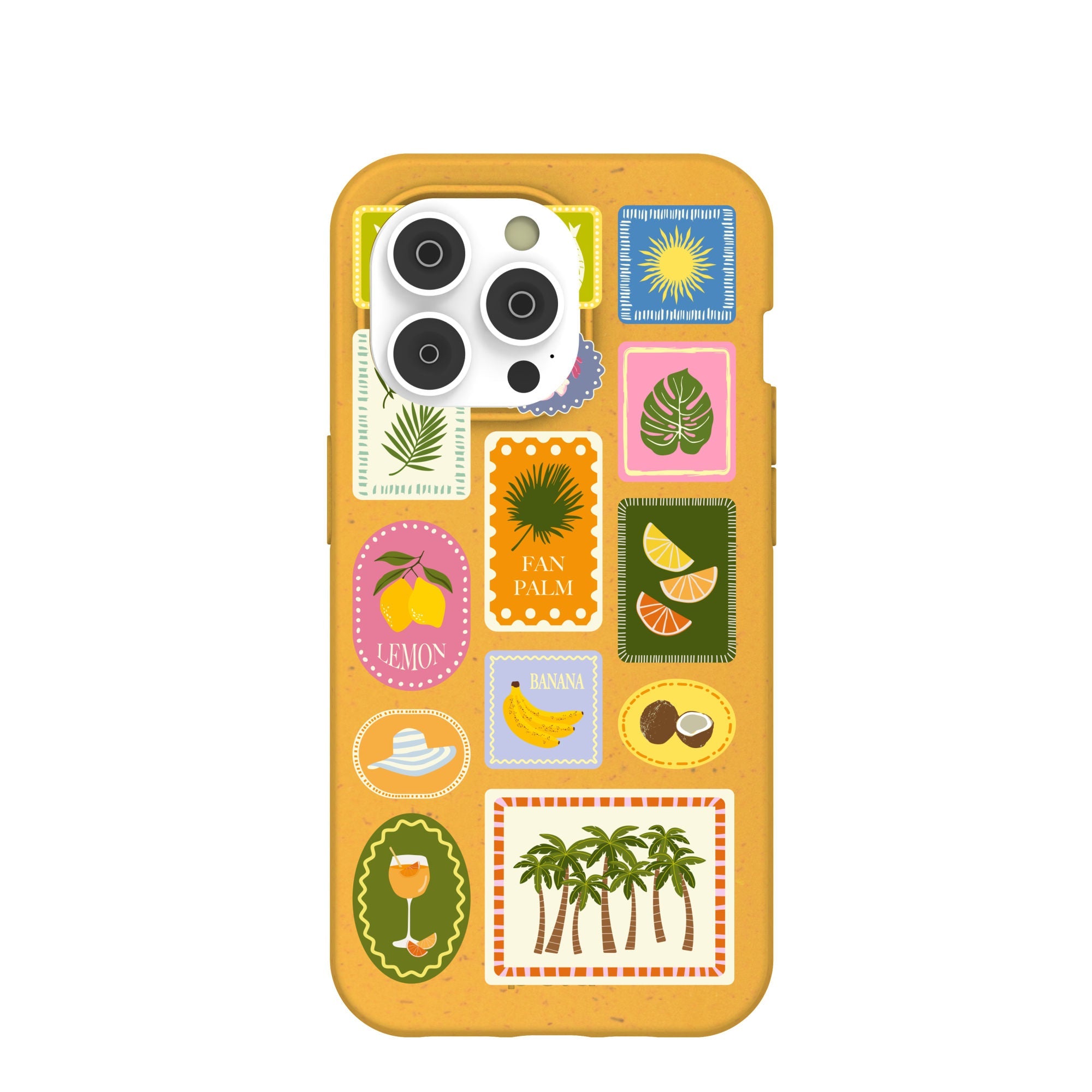 Honey Summer Paradise iPhone 14 Pro Case Refurbished - Pela Case refurbished available on Cerqular