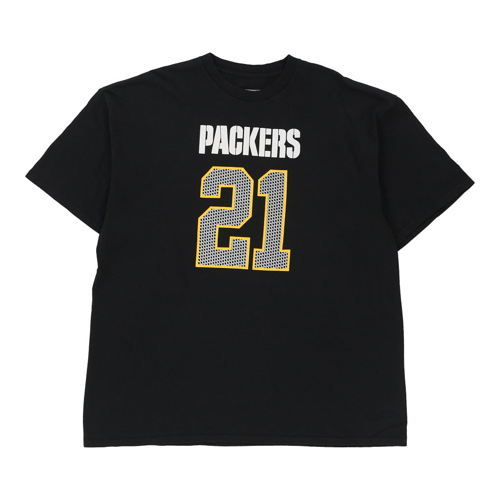 Green Bay Packers Ha Ha 21 Nfl Team Apparel NFL T-Shirt - 2XL Black Cotton Refurbished - Thrifted (note: this is a term often used to describe second- refurbished available on Cerqular