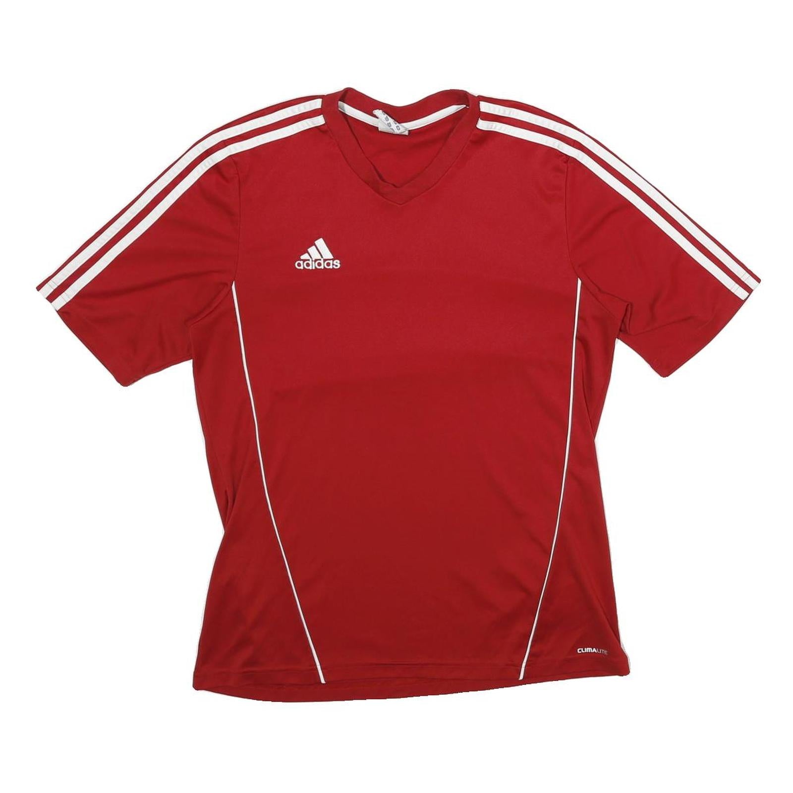 Buy ADIDAS Mens Red & White Graphic T-Shirt M Short Sleeve V-Neck Sportswear Refurbished - $16.89 ADIDAS Mens Red & White Graphic T-Shirt M Short Sleeve V-Neck Sportswear Refurbished - N/A refurbished available on Cerqular