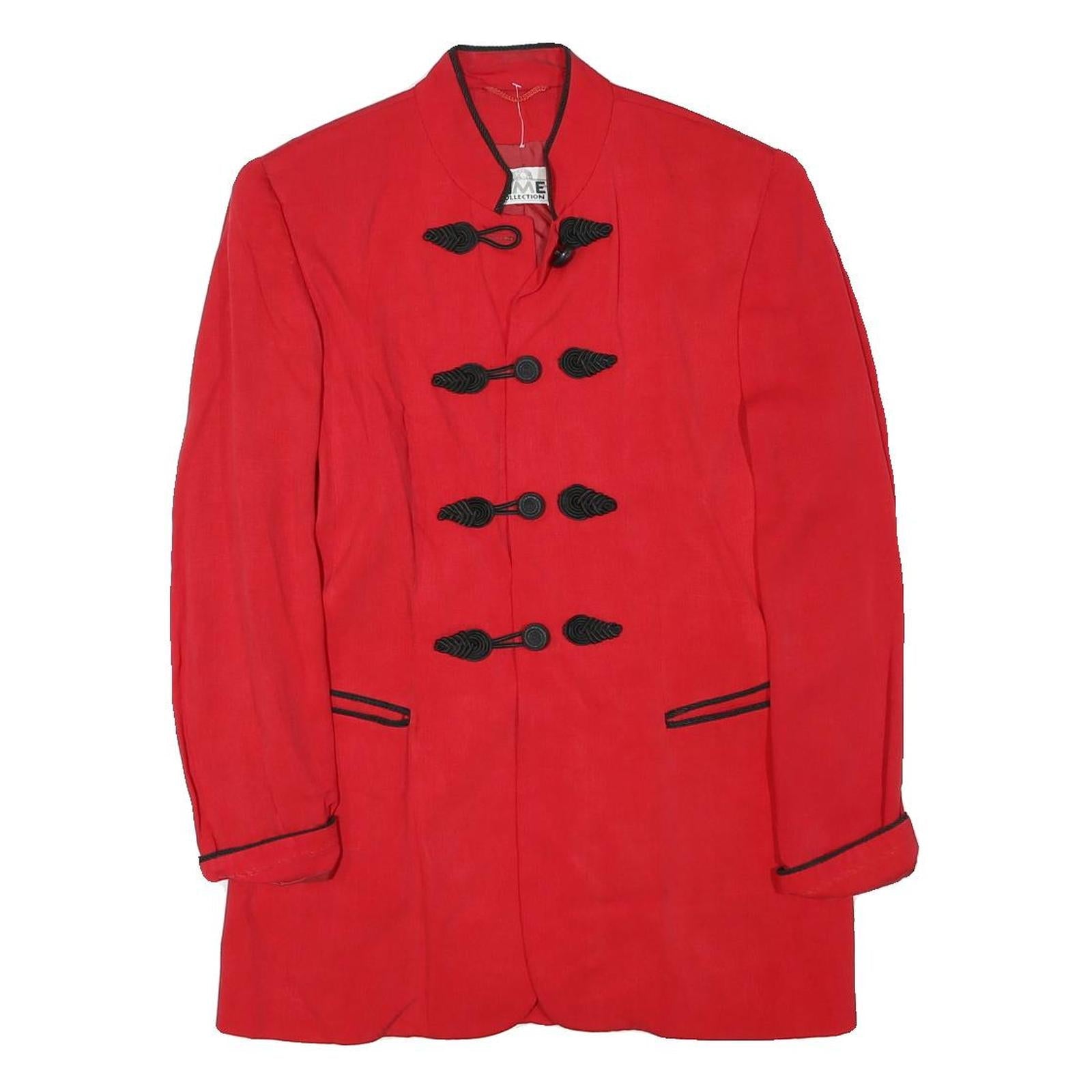 Buy TIME COLLECTION Womens Red Button Jacket XS Viscose Blend Plain Elegant Tailored Refurbished - $37.69 TIME COLLECTION Womens Red Button Jacket XS Viscose Blend Plain Elegant Tailored Refurbished - N/A refurbished available on Cerqular
