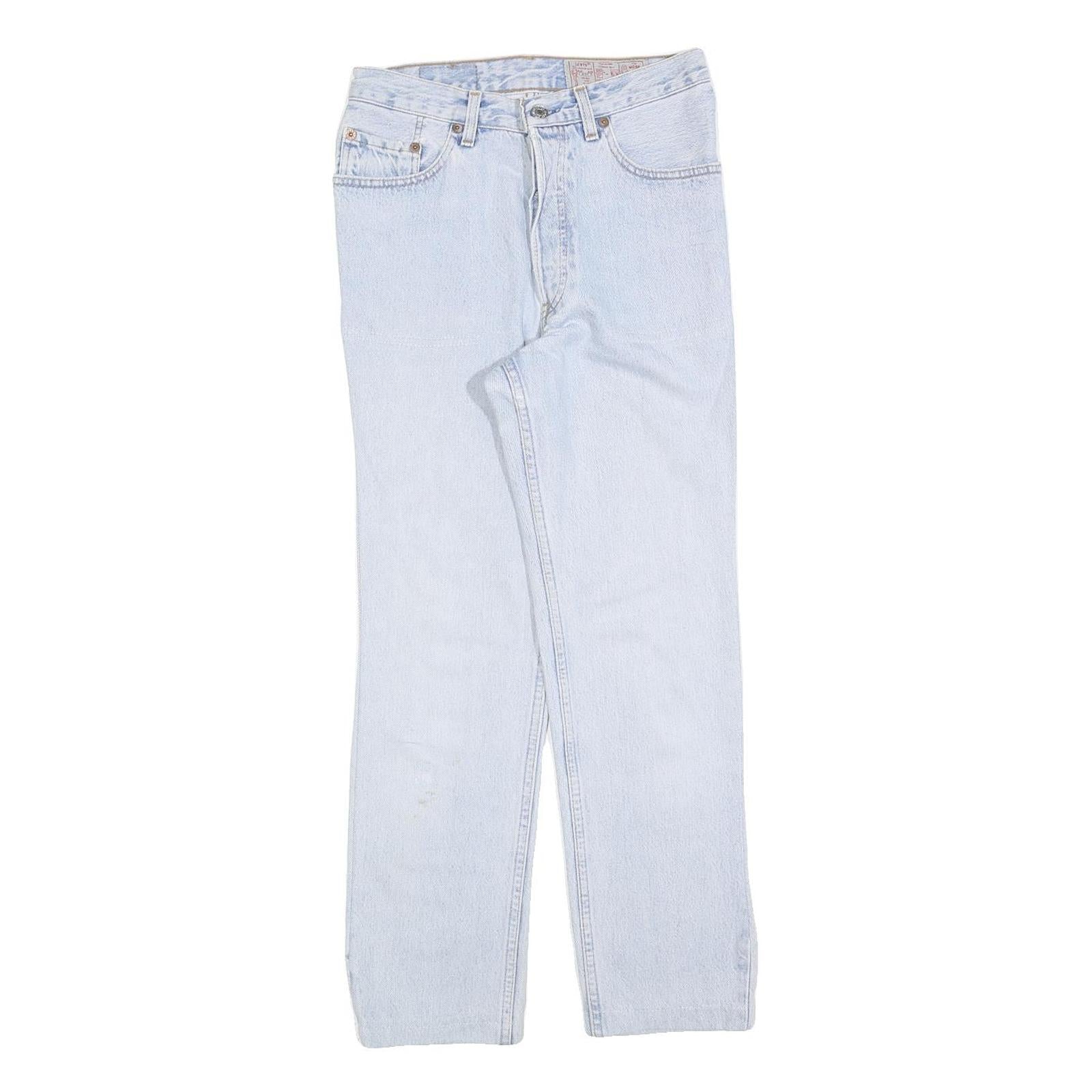 LEVI'S 901 Womens Jeans Regular Straight Denim Light W29 L28 Classic Fit Cotton Refurbished - N/A refurbished available on Cerqular