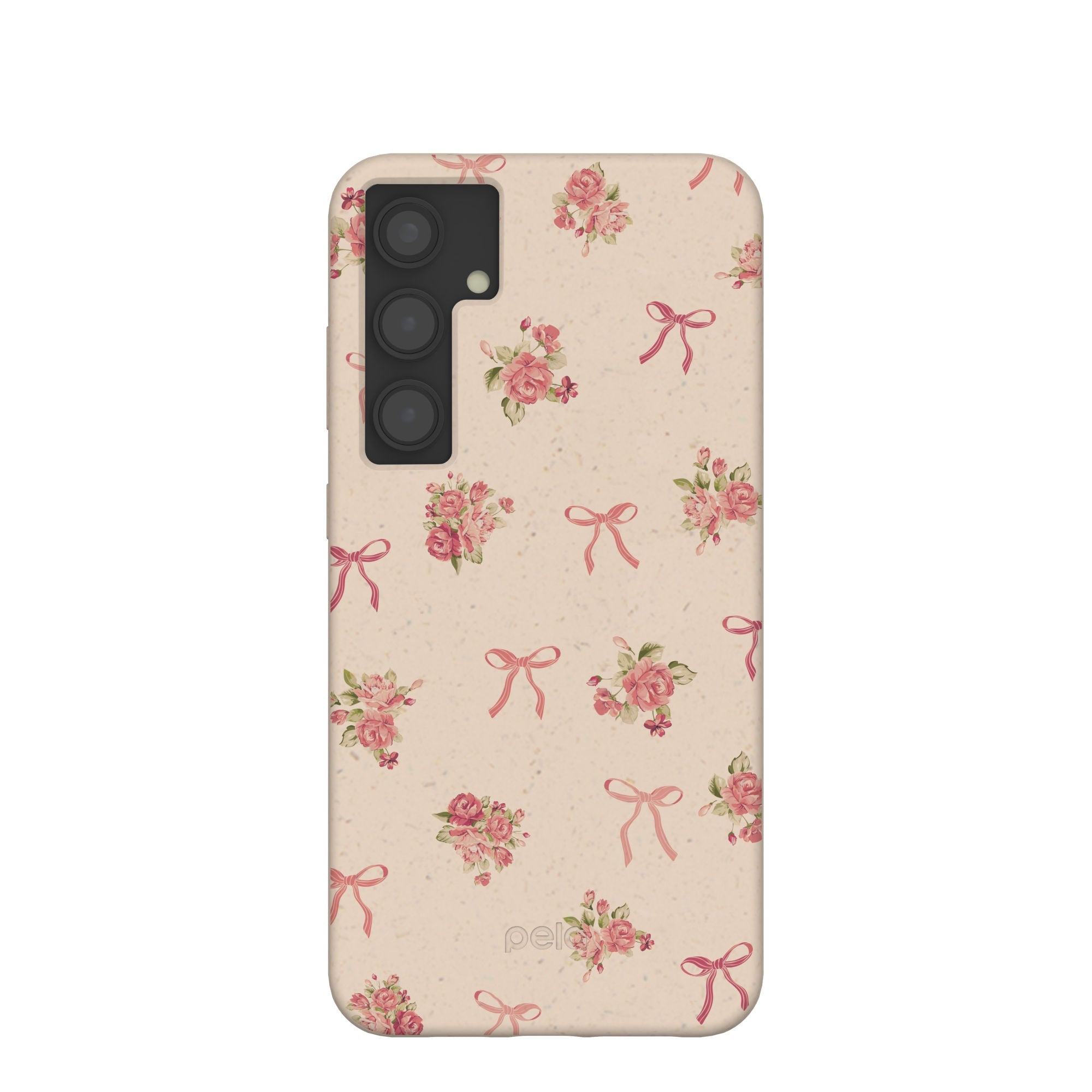 Seashell Roses and Bows Samsung Galaxy S24+(Plus) Case Refurbished - Pela Case refurbished available on Cerqular