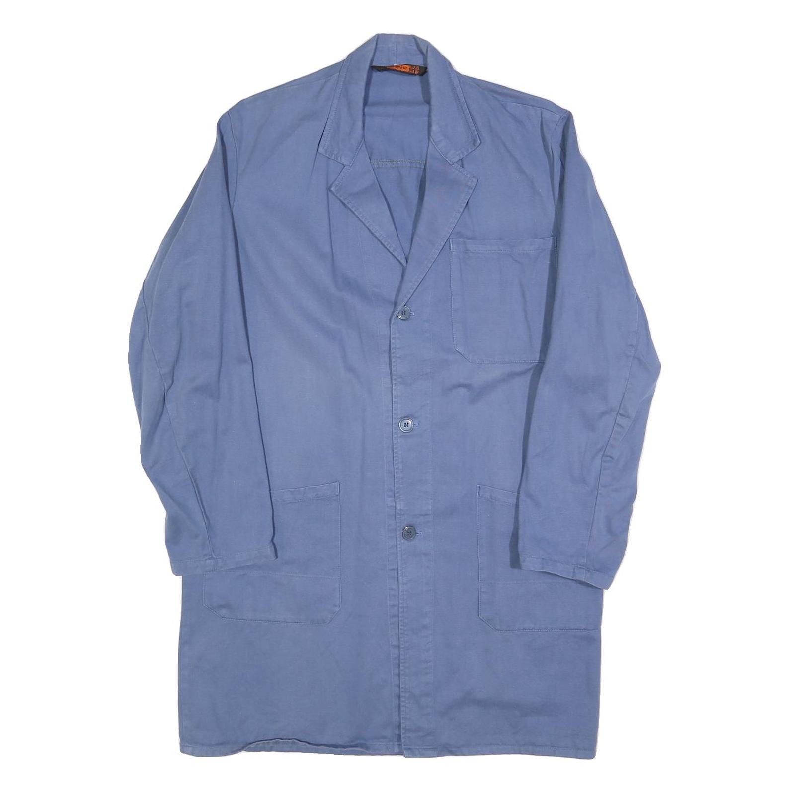 Buy PECHEUR Mens Blue Cotton Button Jacket M Plain Classic Workwear Casual Refurbished - $37.69 PECHEUR Mens Blue Cotton Button Jacket M Plain Classic Workwear Casual Refurbished - N/A refurbished available on Cerqular