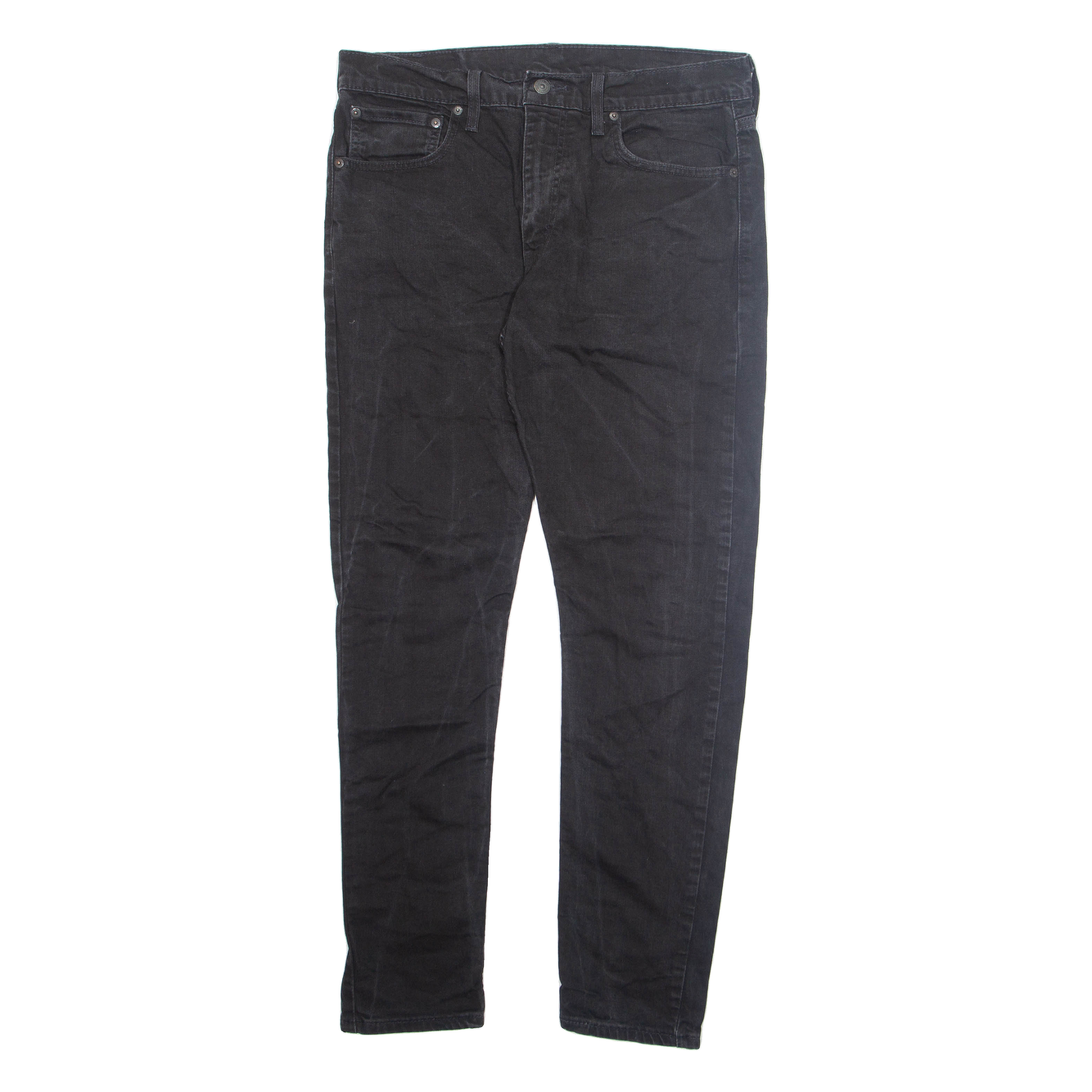 LEVI'S 512 Jeans Mens Black Slim Tapered W33 L32 Refurbished - N/A refurbished available on Cerqular